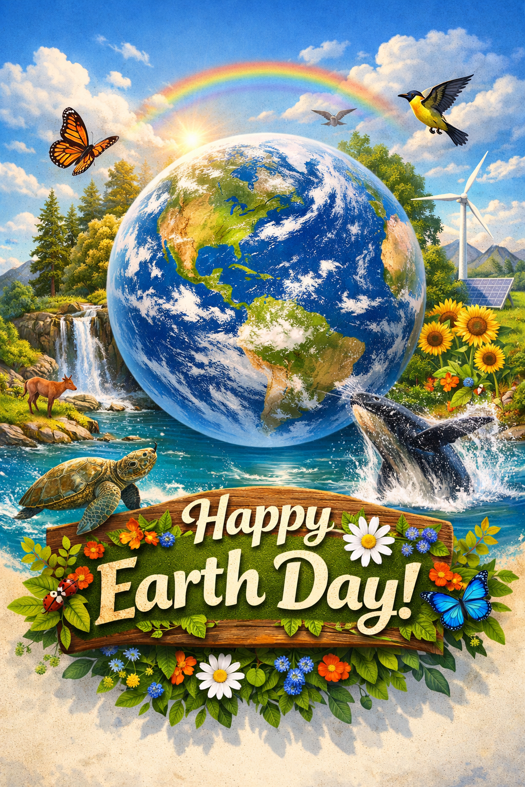 Happy Earth Day Rally