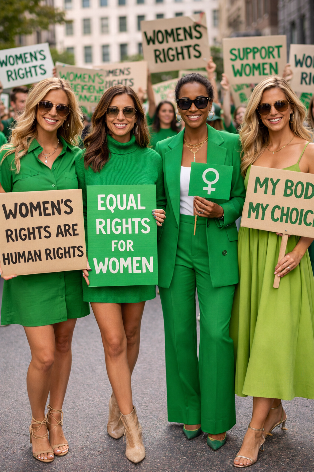 Womens March- Wear Green in solidarity 