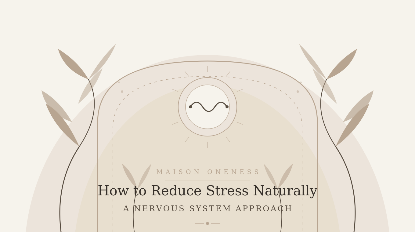 How to Reduce Stress Naturally: A Nervous System Approach
