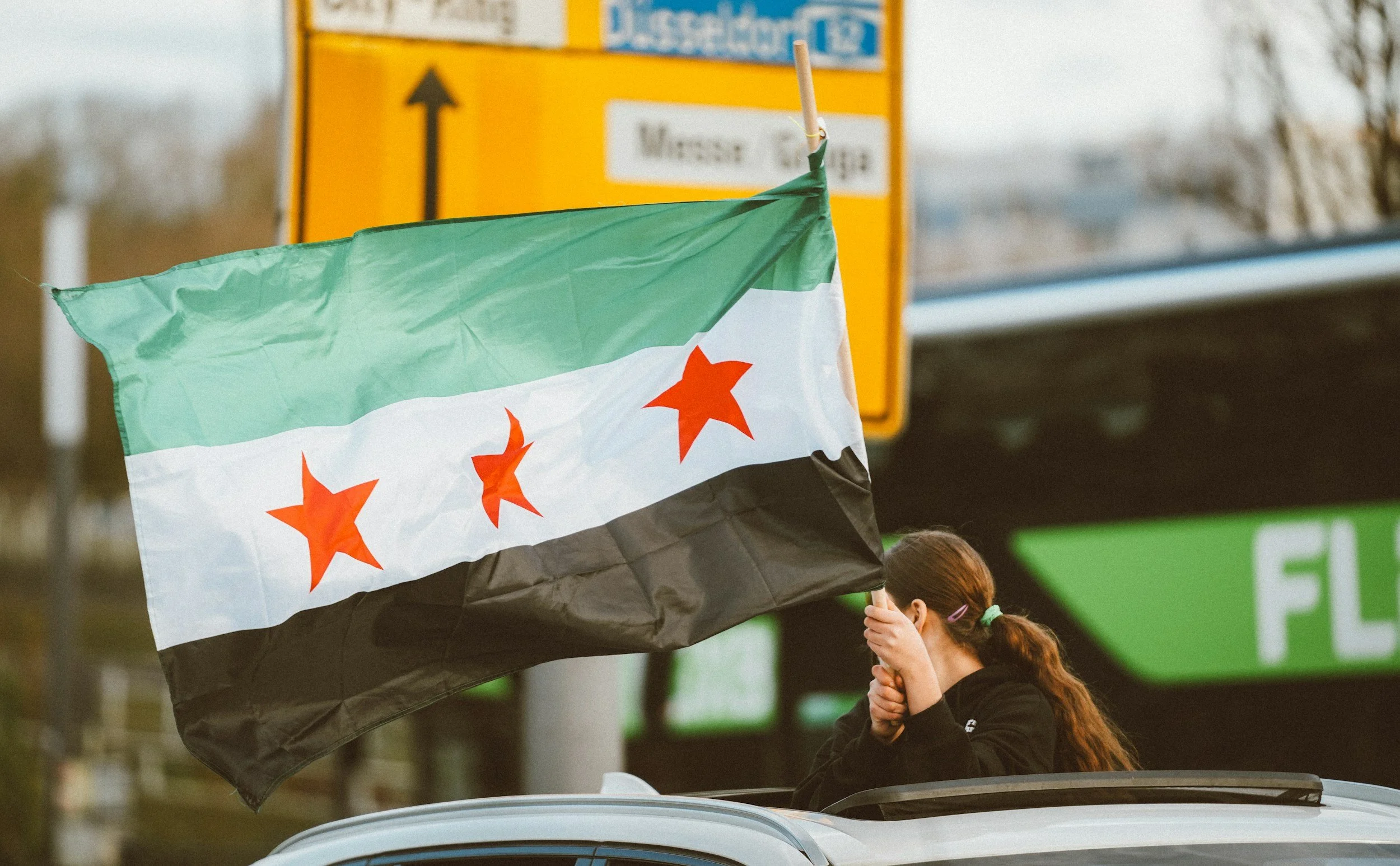 Syria Flag and Middle East Expertise at Skyline Partners International