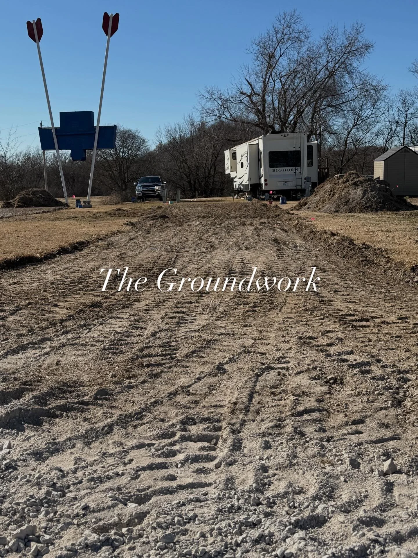 Quiet progress is on the way at The Outpost.

Three pads getting a refresher! 
Concrete comes next, then a temporary office while we build something lasting. 

#RVLife #RVPark #TheOutpostRVPark #OklahomaRVPark