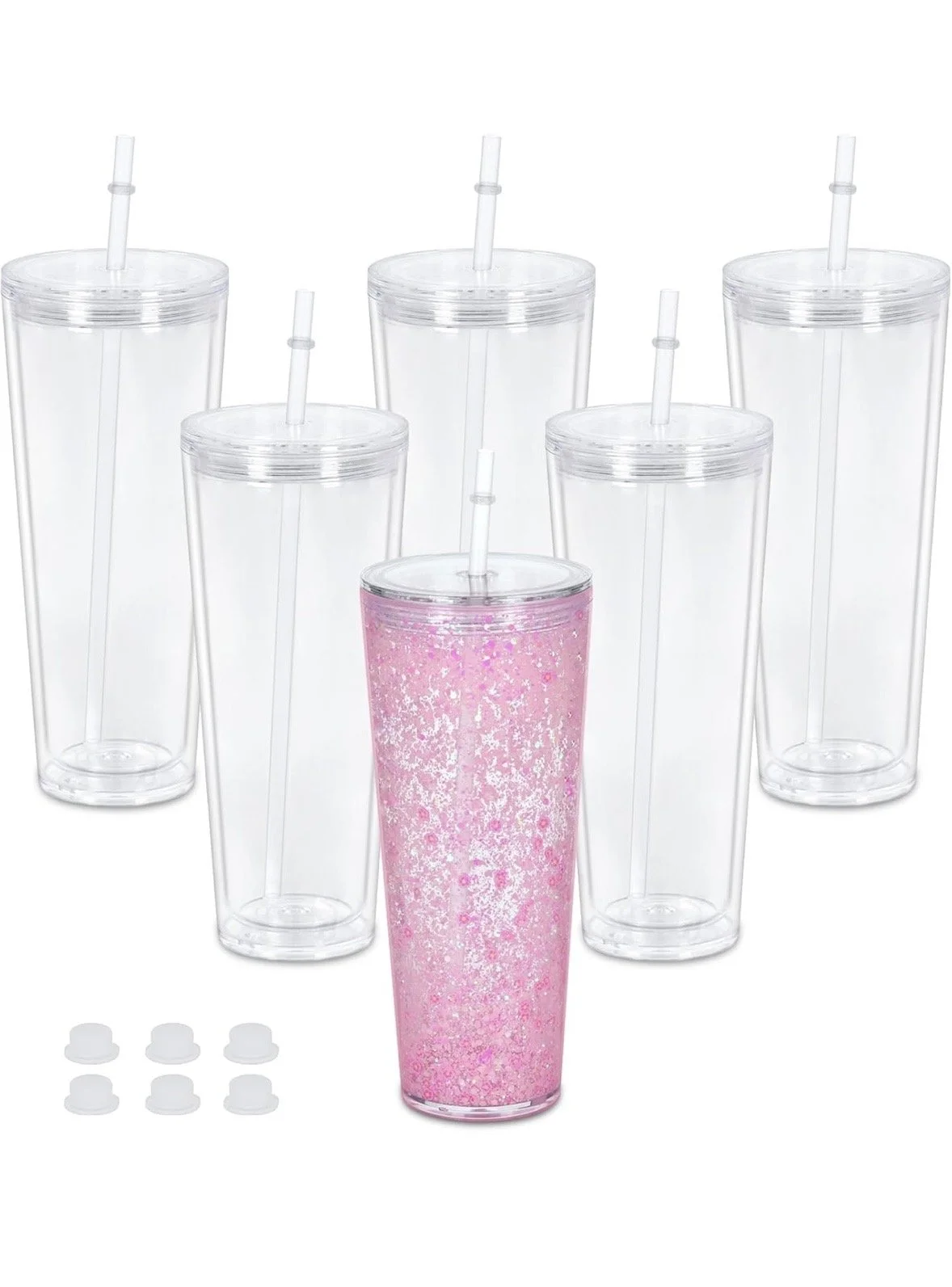 24 oz Snow Globe Tumbler