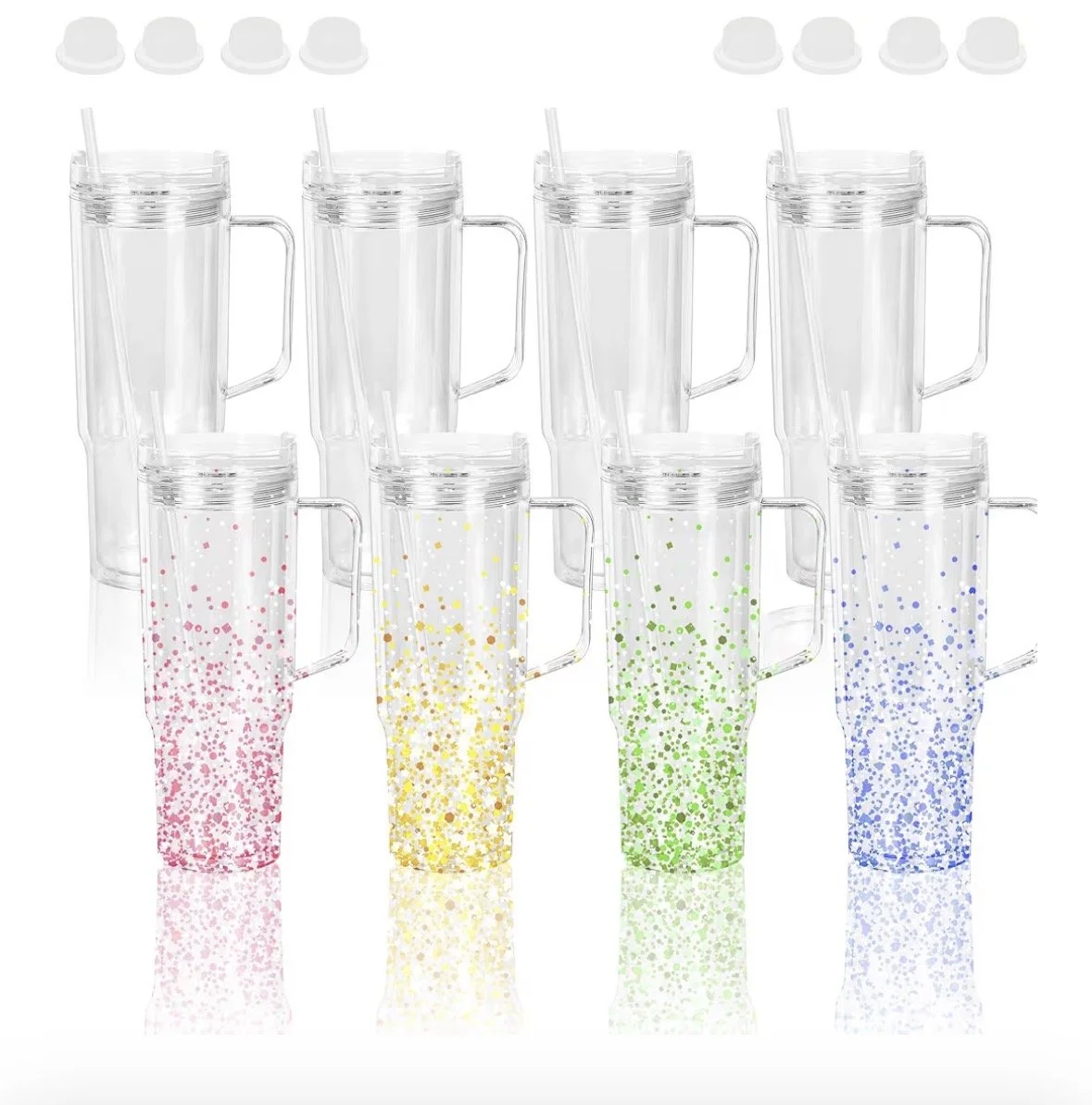 40oz Snow Globe Tumbler