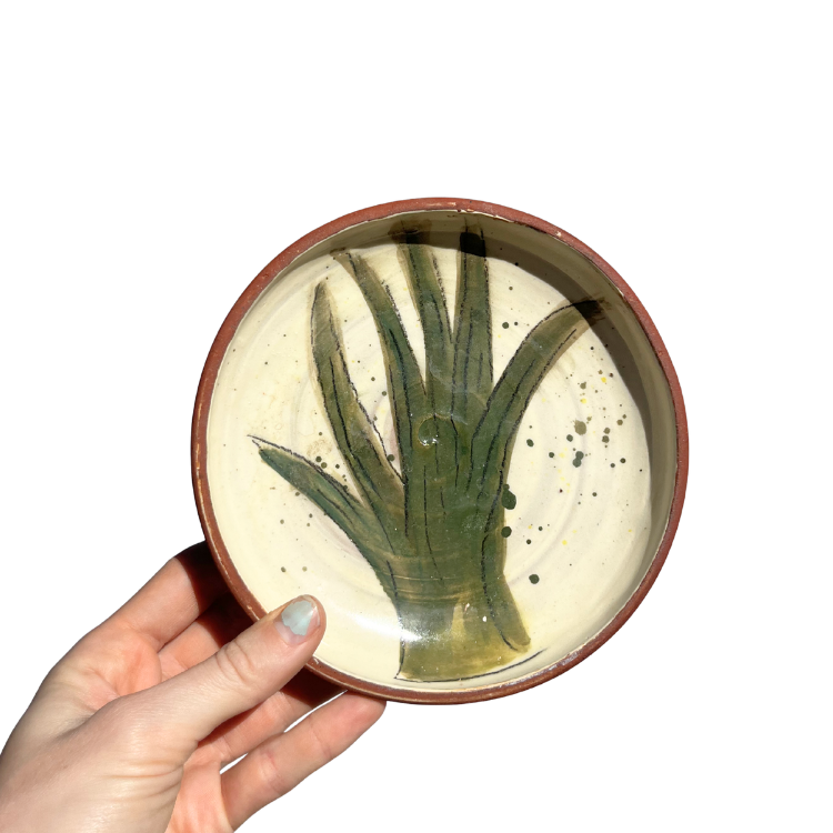 Small Leek Plate