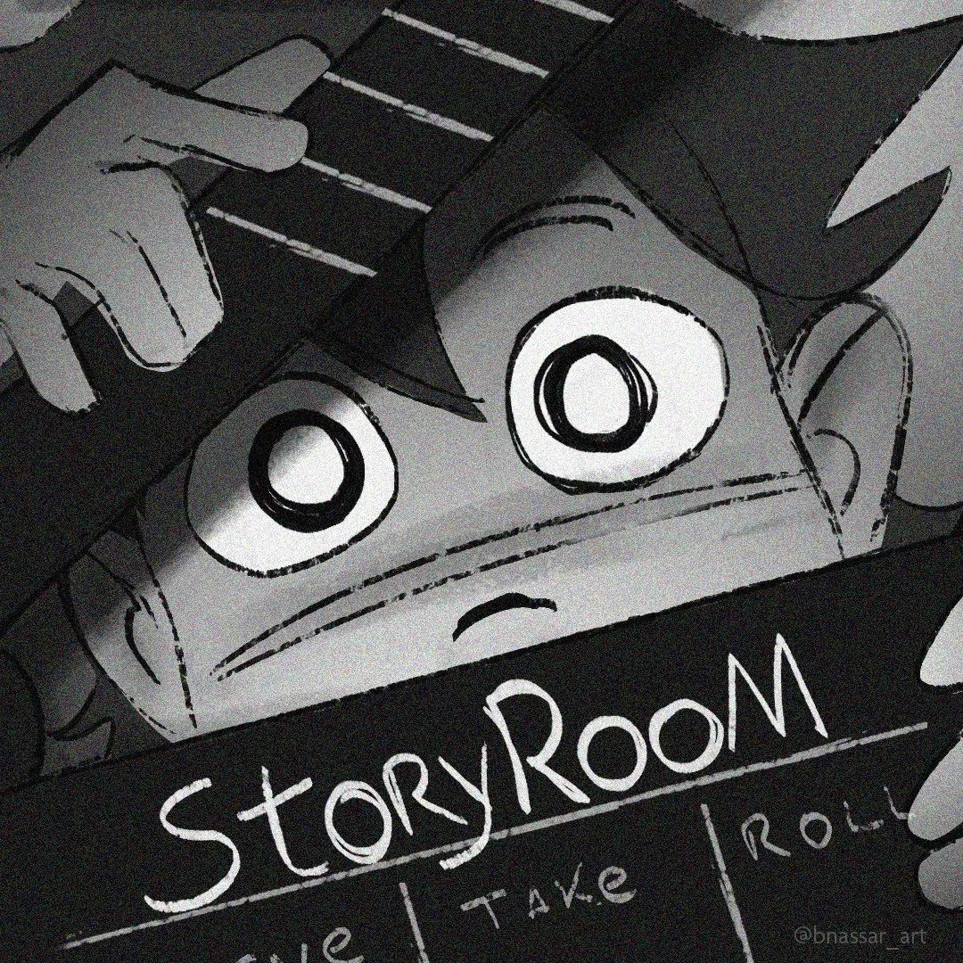 Made a fun little icon for our Story Room group &mdash; might give it some sparkly eyes later 👀✨