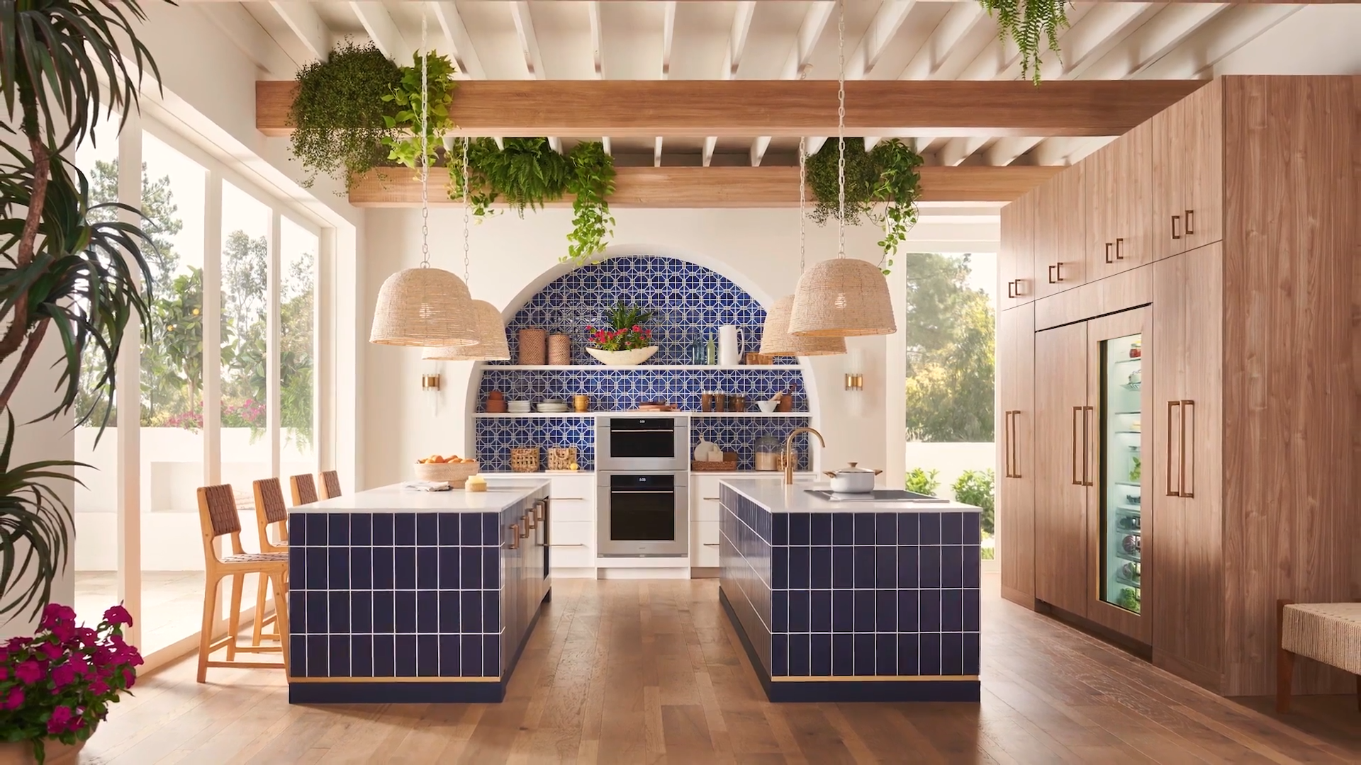 Wolf Appliances in showroom Kitchen