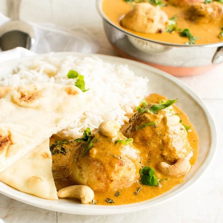 Beef Kofta Malai Masala