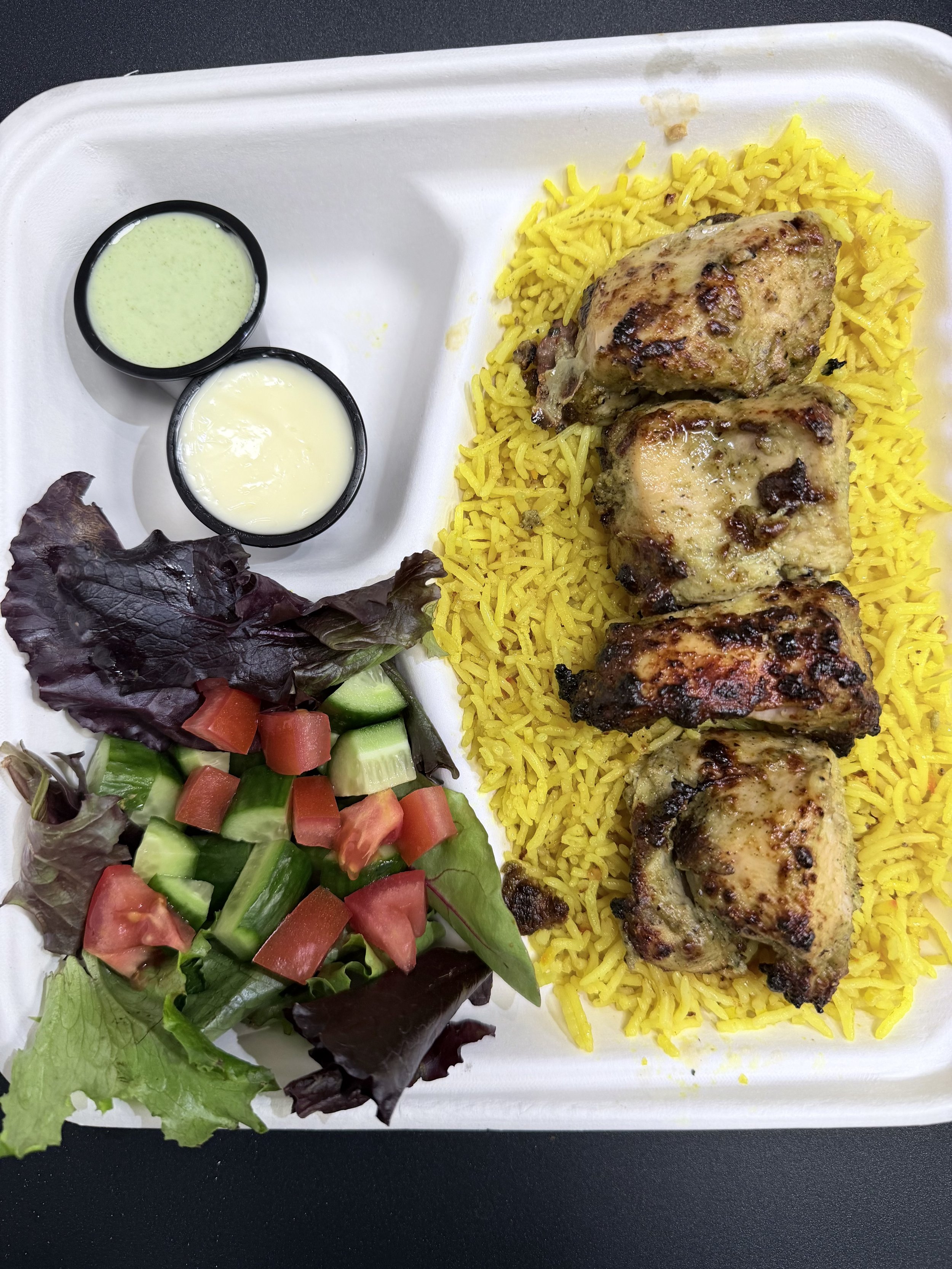 Afghani Tikka Chicken Platter