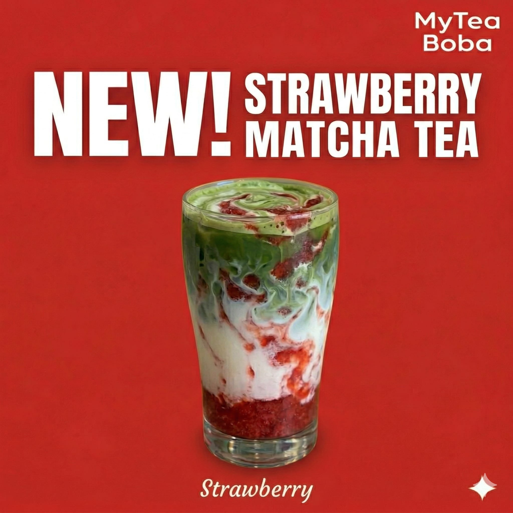Strawberry Matcha Tea
