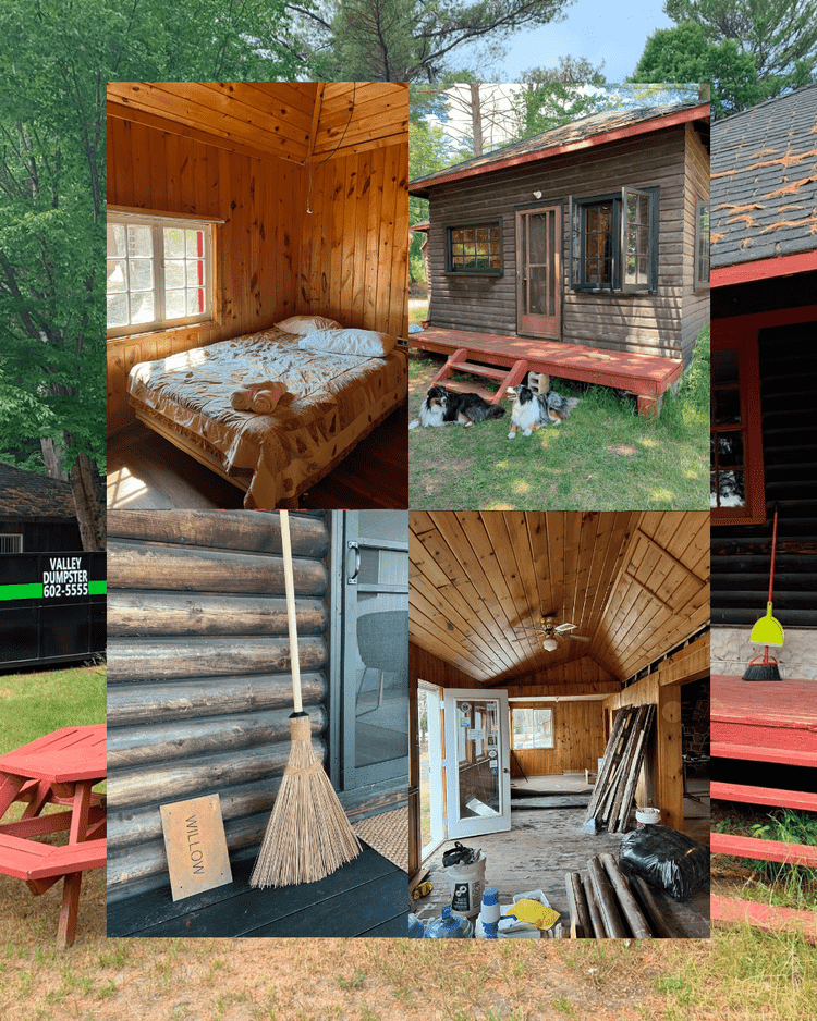 Preparing of Anupaya Cabin Co cabins for guests