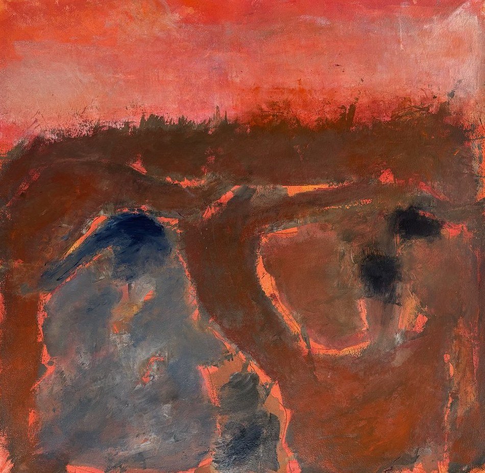 24 x 24" Pastel on Canvas