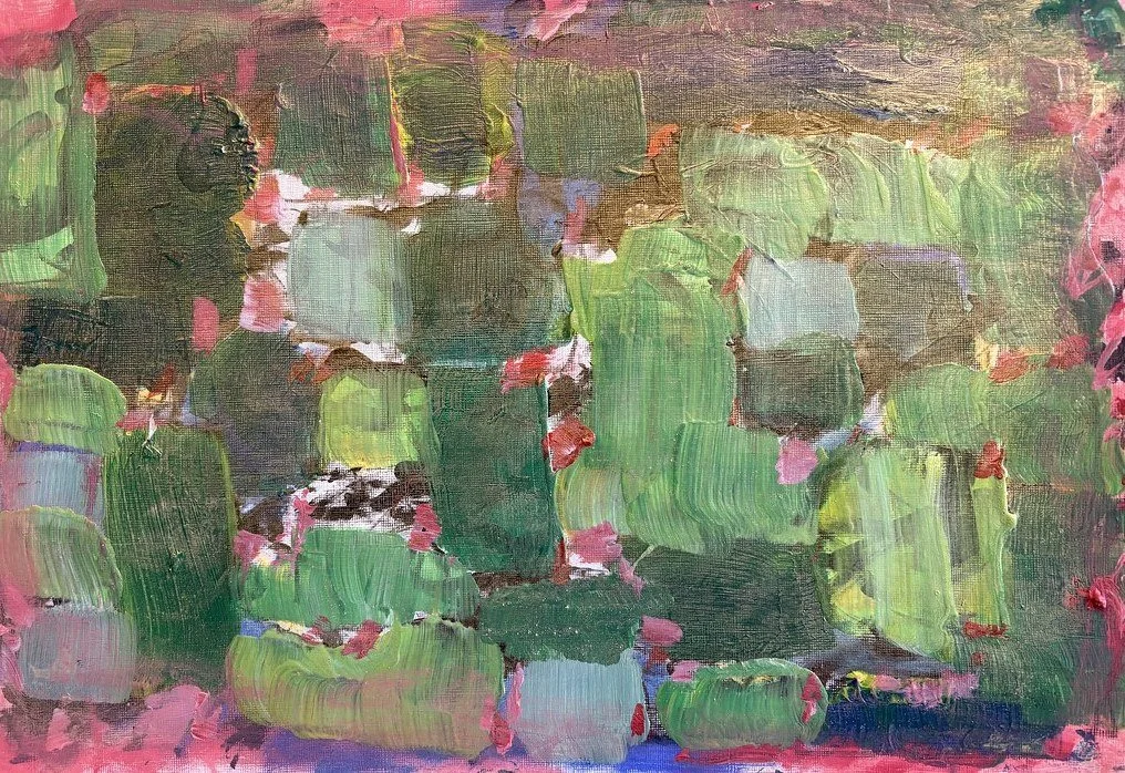 36 x 24" Acrylic on Canvas