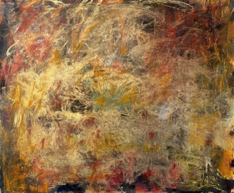 50 x 45" Pastel on Canvas