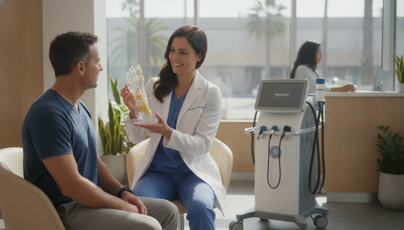Shockwave Therapy Plantar Fasciitis Los Angeles: ESWT