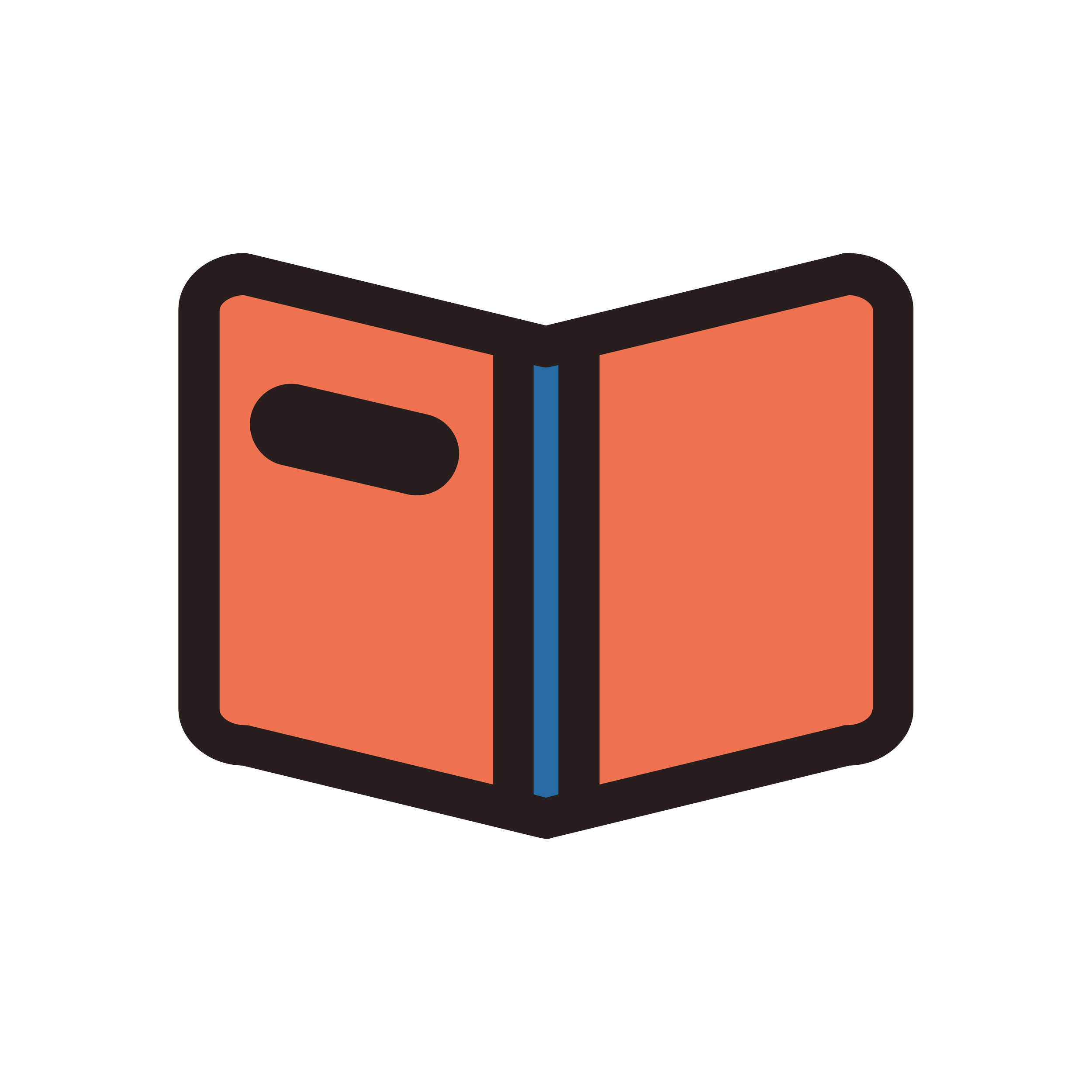 Icon illustration of a book