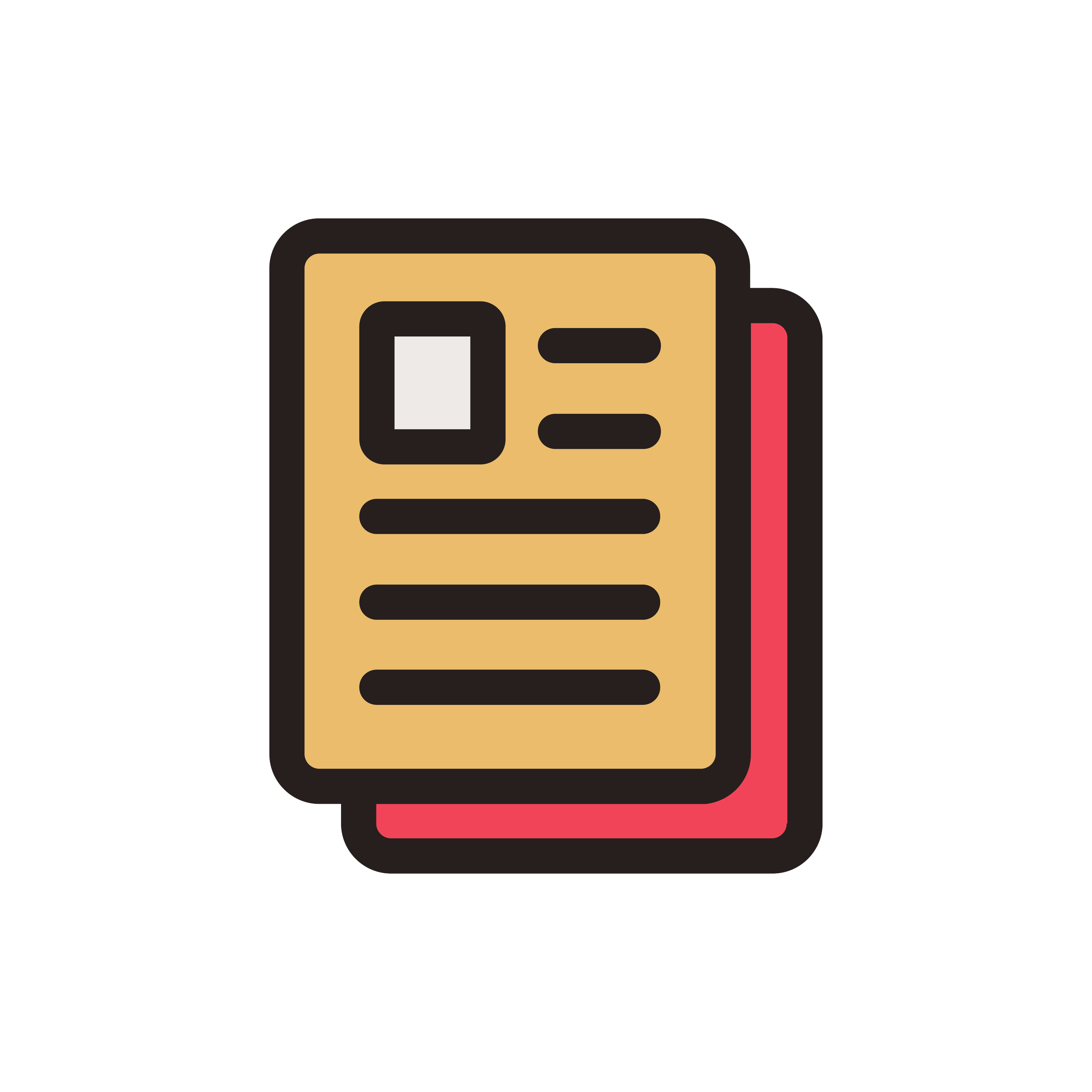 Icon illustration of a document