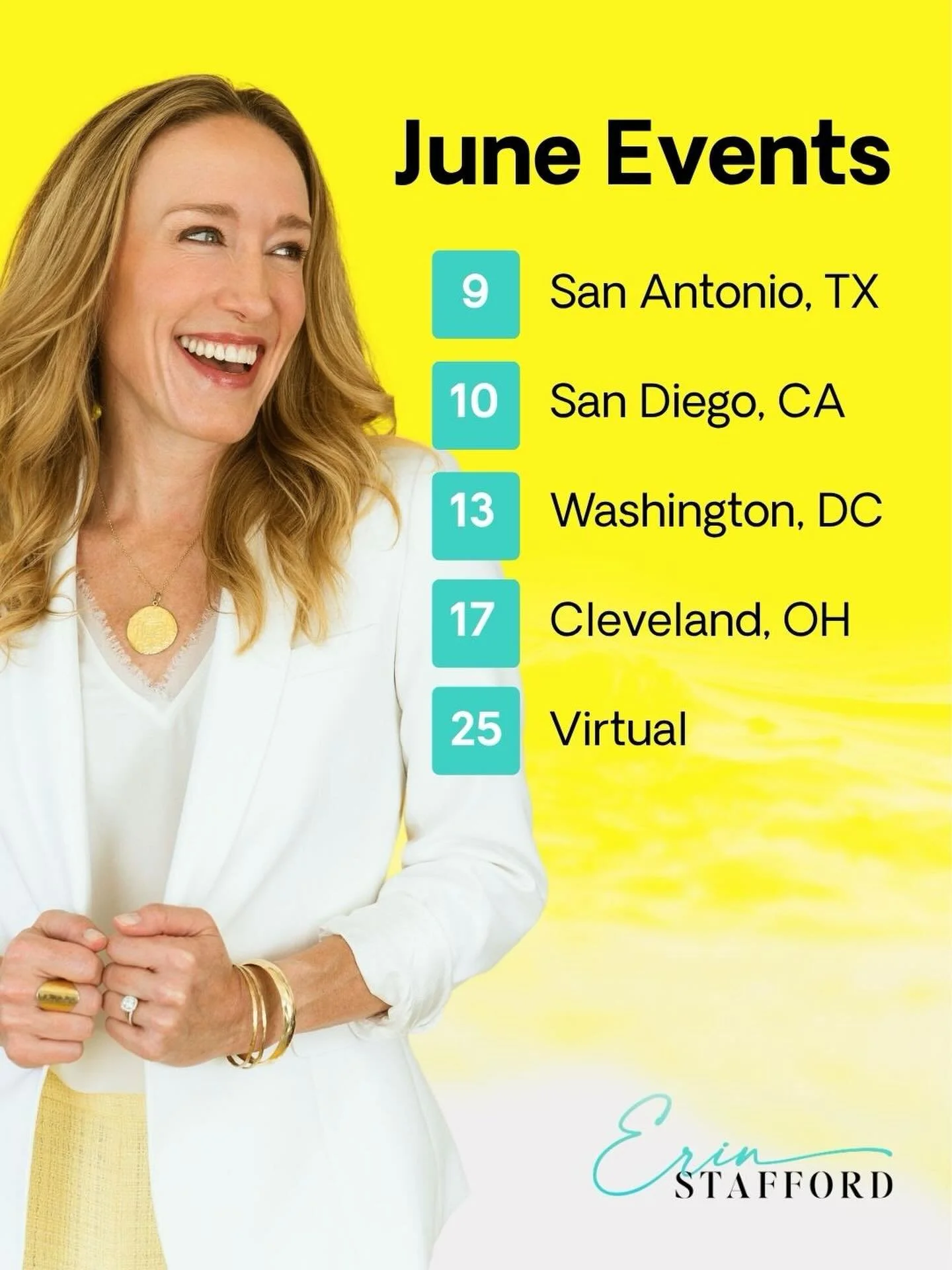 Grateful for a busy month ahead. 

Speaking to leaders in a variety of industries including healthcare, finance, engineering and tech. 

Will I see you in any of these cities? ✈️