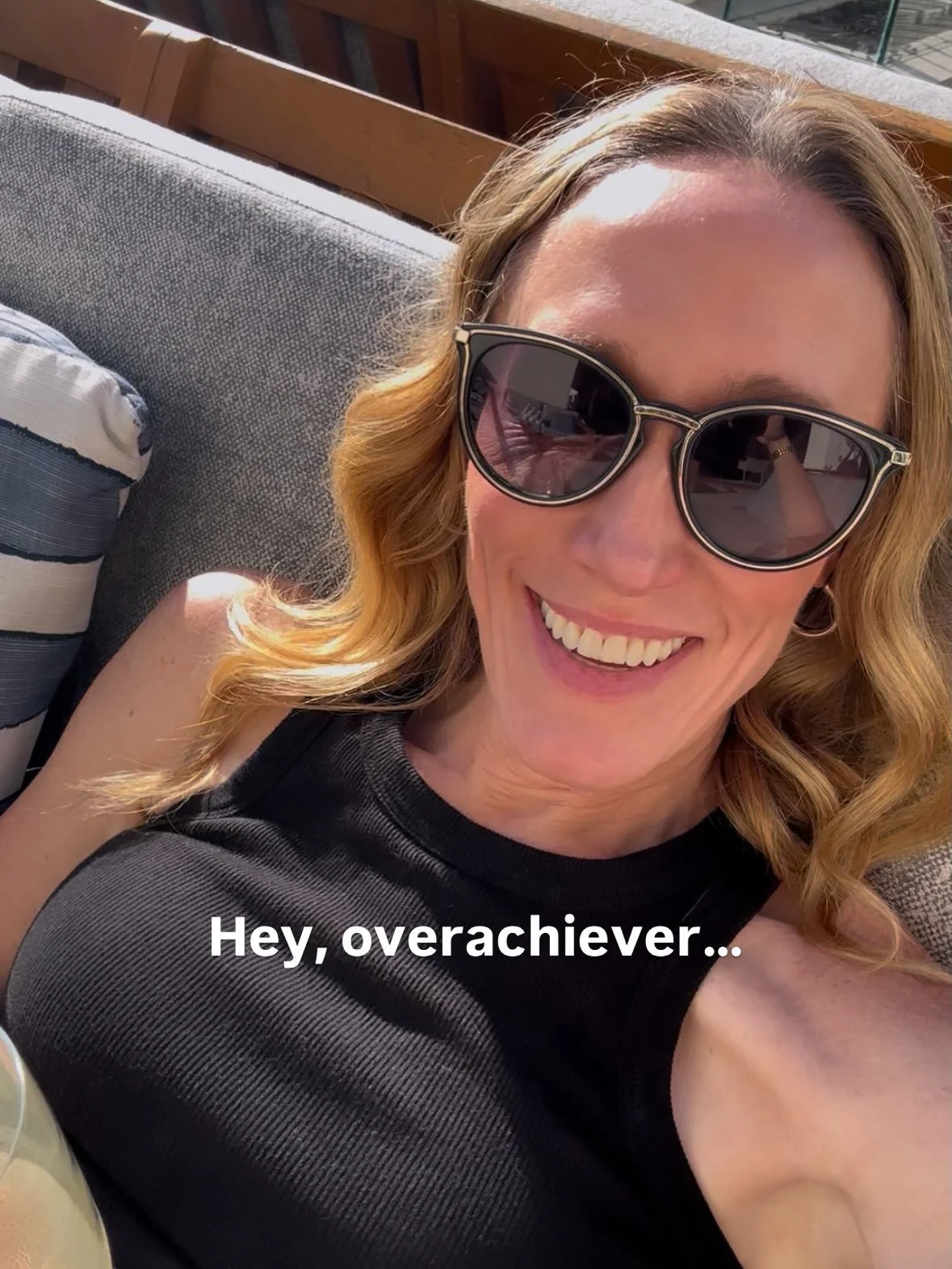 Take this as your permission to slow the F down today and just enjoy. 

You don&rsquo;t have to earn it. You don&rsquo;t have to feel guilty. 

You&rsquo;re allowed to just have fun for the sake of having fun. 

Send this to an overachiever that need