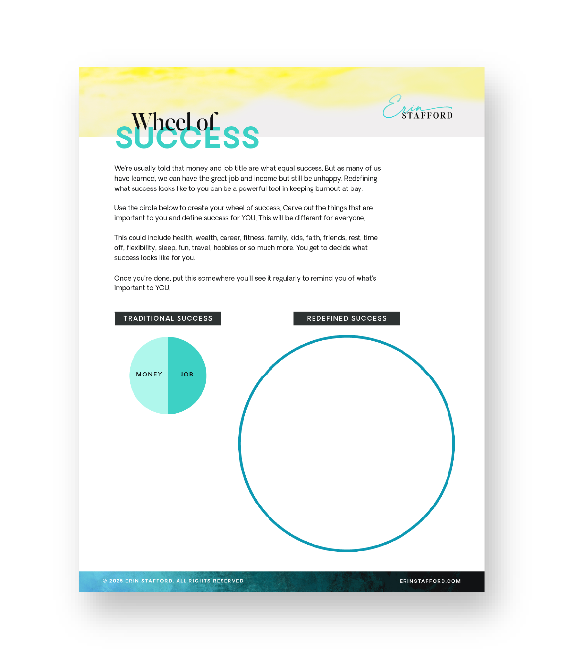 A powerful self-assessment to help you evaluate the key areas of your life and work, identify misalignment, and create a more balanced, fulfilling version of success.