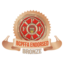 BCFFPA endorsed bronze badge