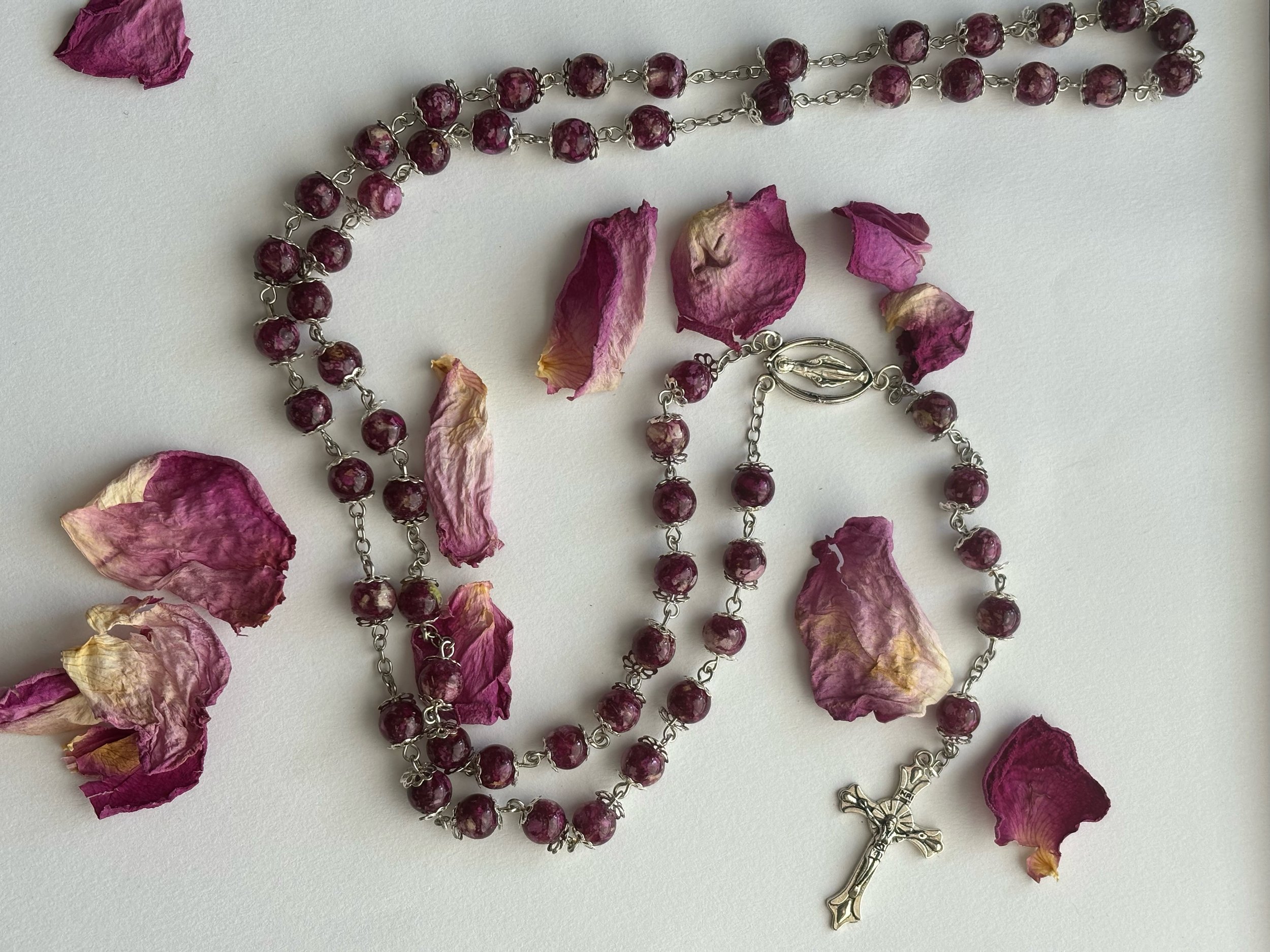 Royal Plum Rosary