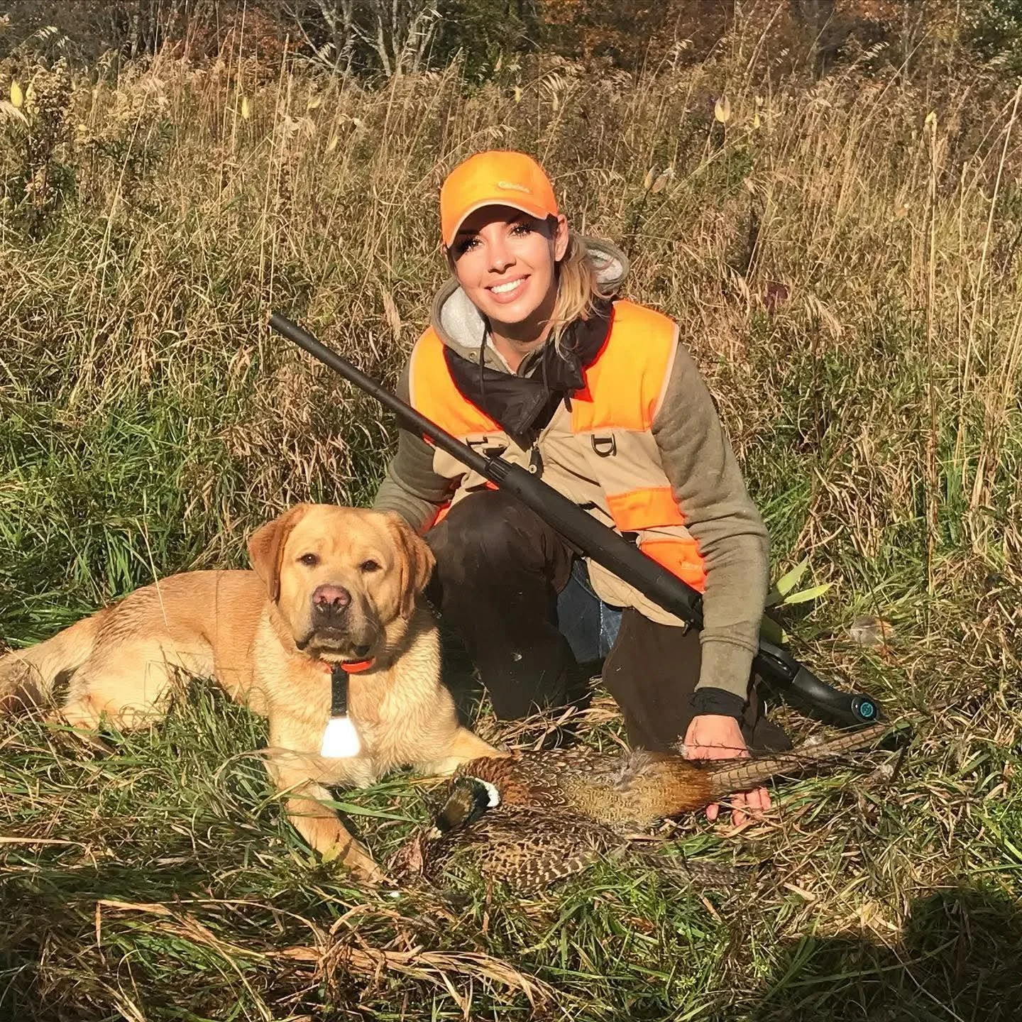 Calliber and owner with another proud hunt