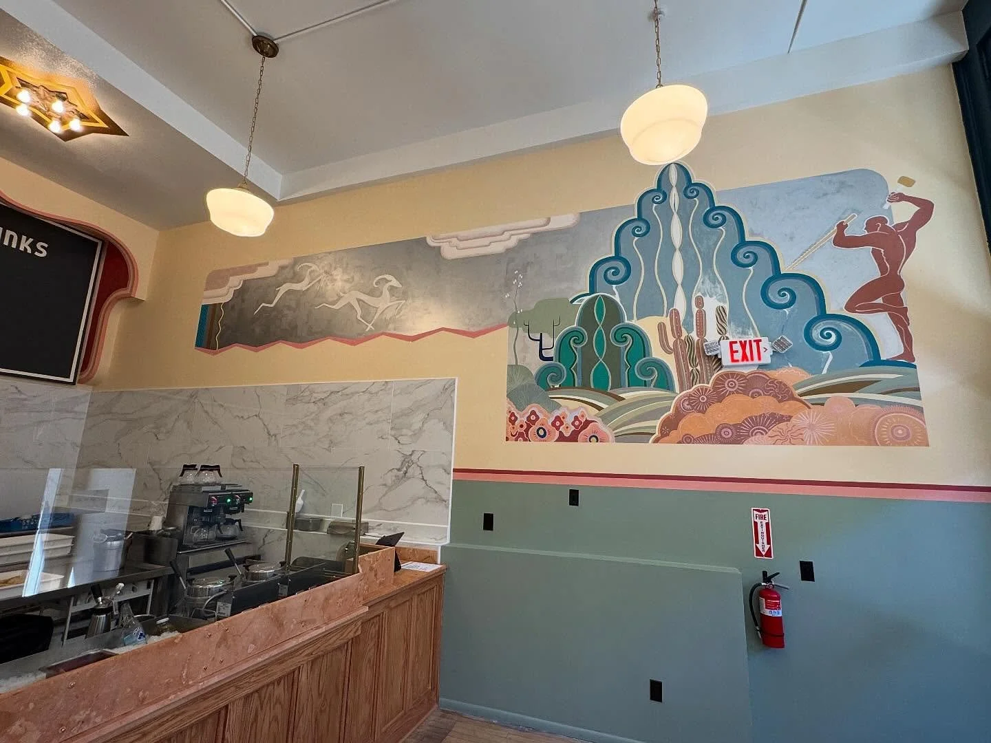 The Copper Man eats waffles too...