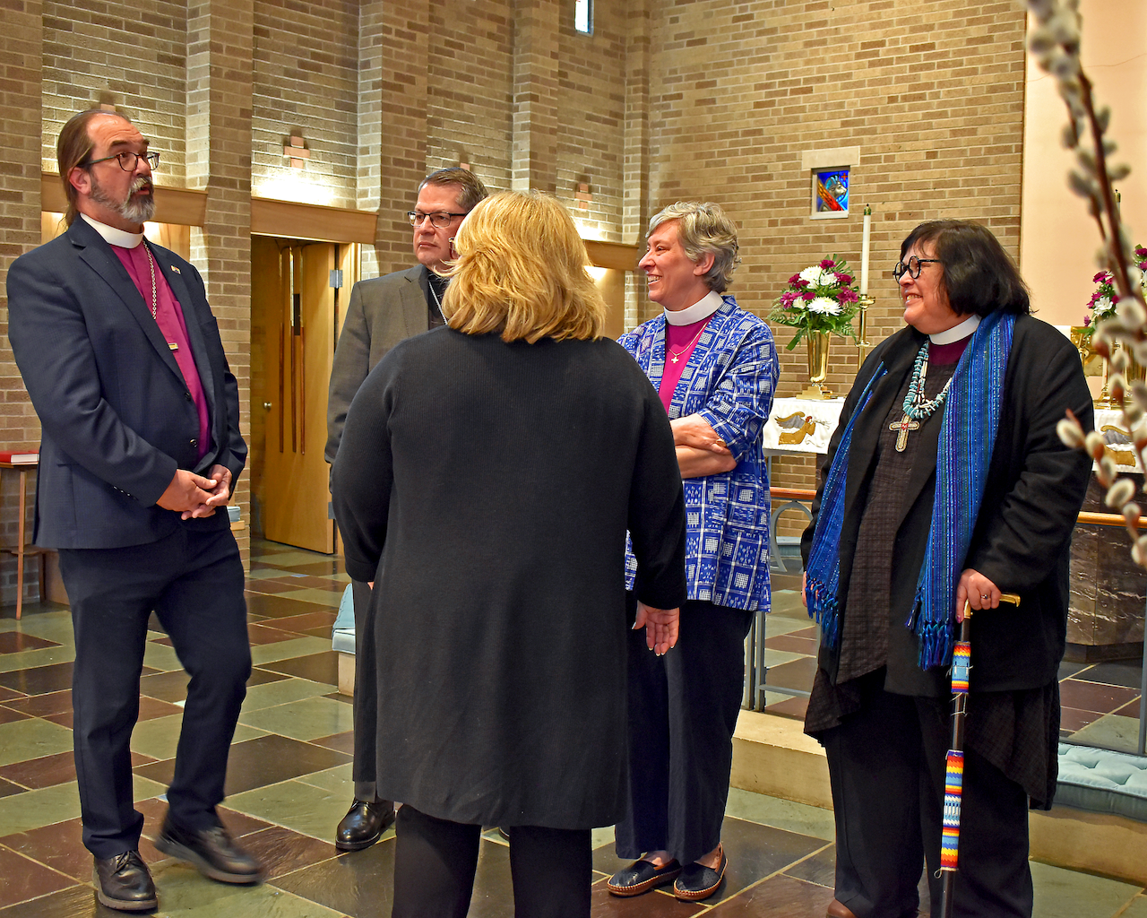 Bishops Chatting During Break