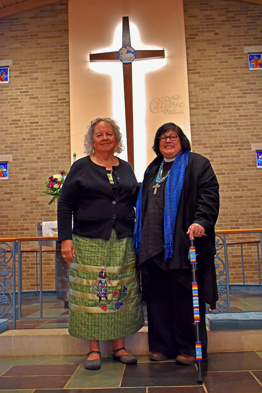 Robin Wall Kimmerer and Bishop Carol, credited.png