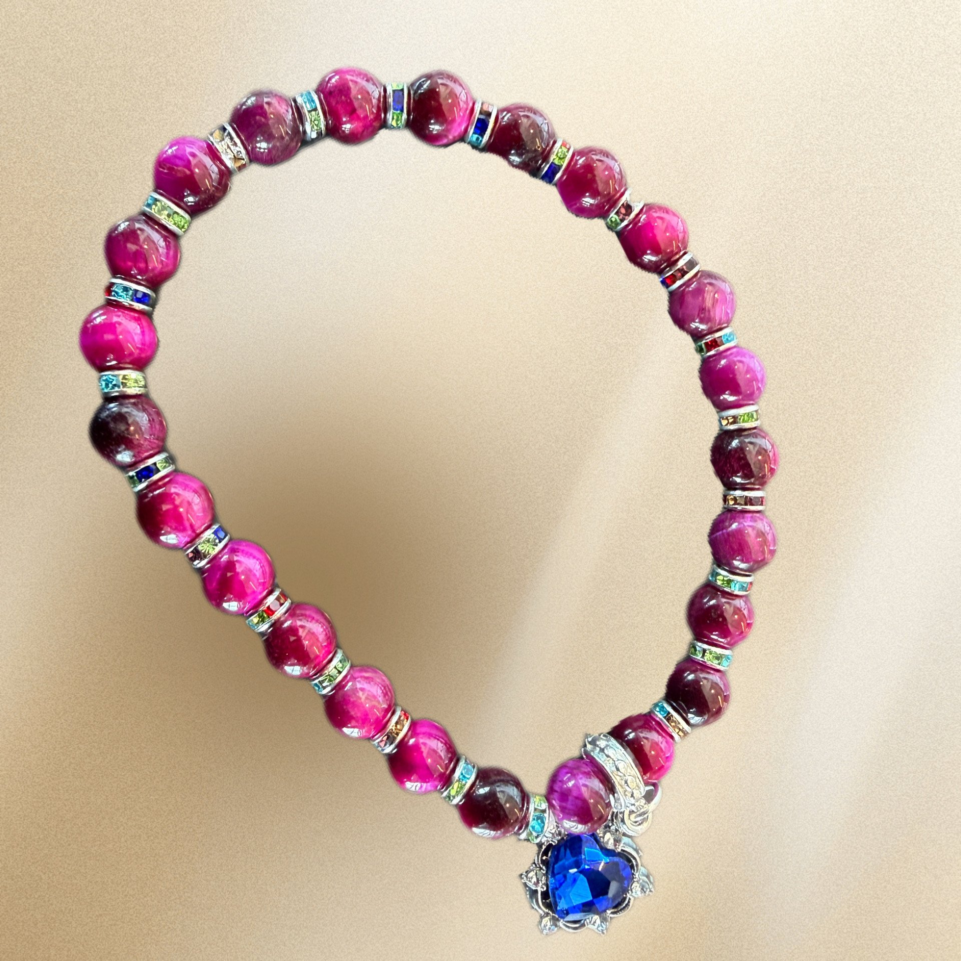 Pink Bliss Beaded Bracelet