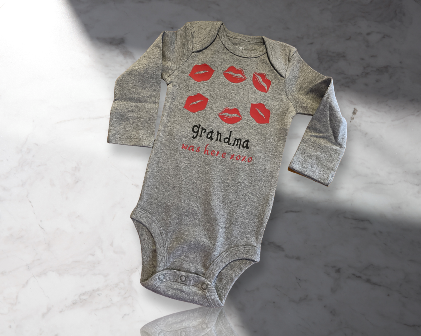 Grandma's Kisses Long Sleeved Onesie