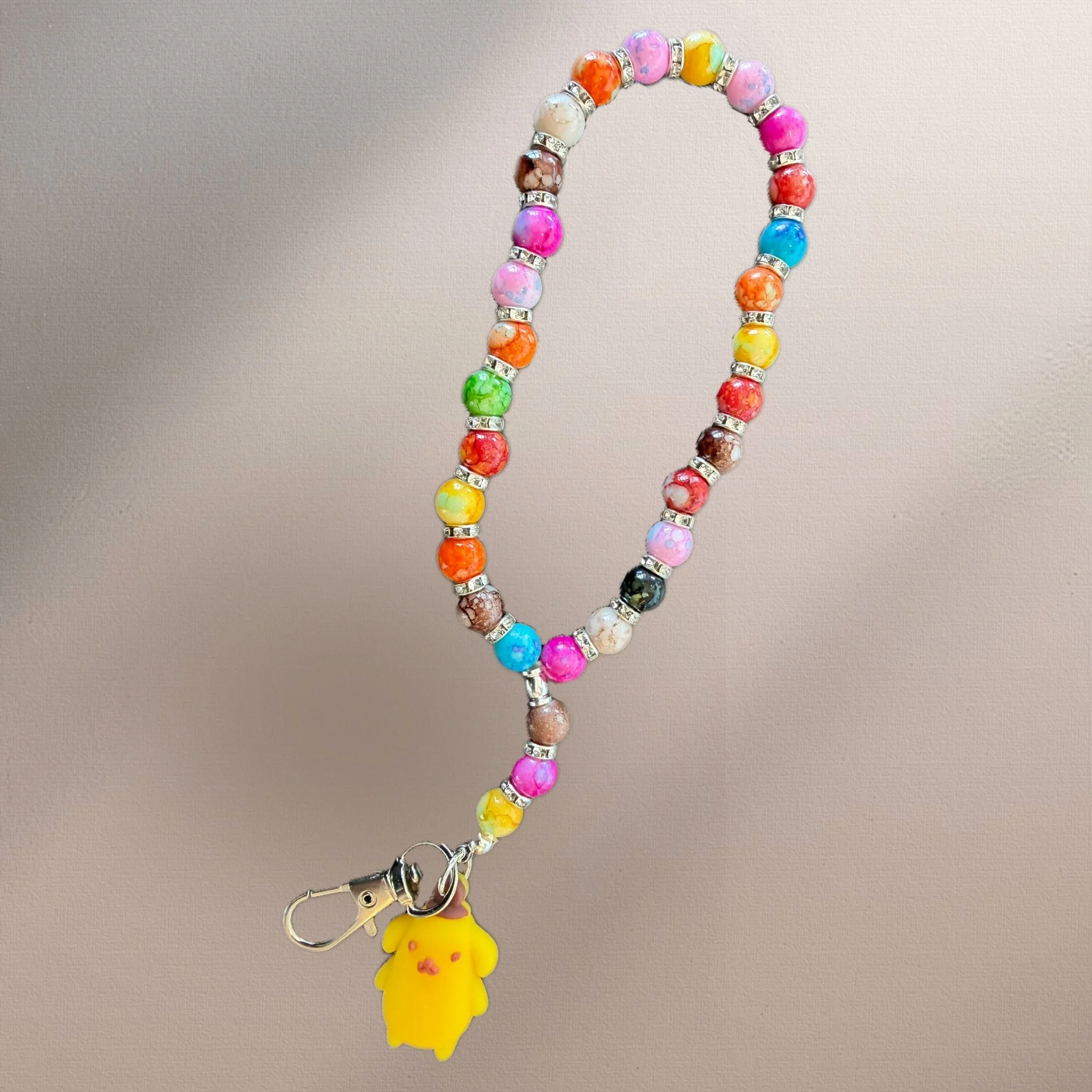 Colorful Beaded Cellphone Wristlet