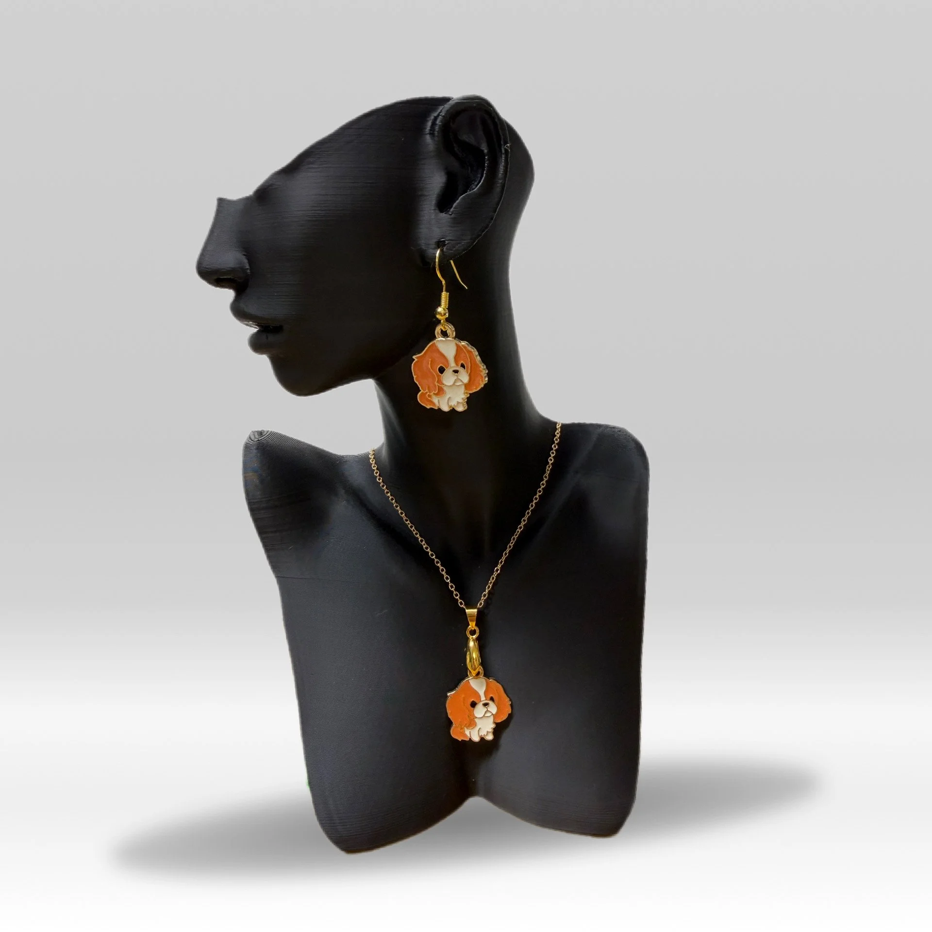 Adorable Puppy Jewelry Set