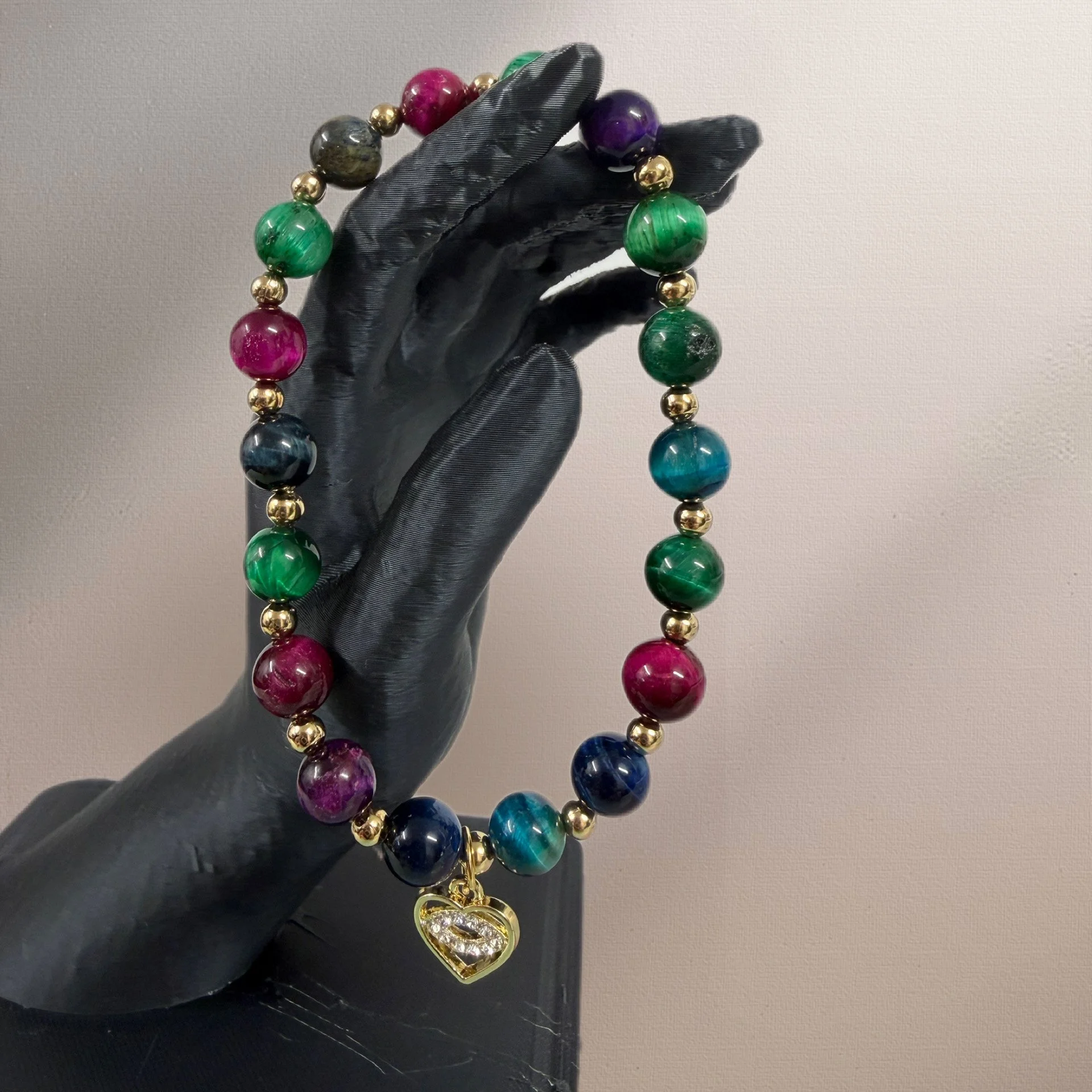 Radiant Rainbow Charm Bracelet