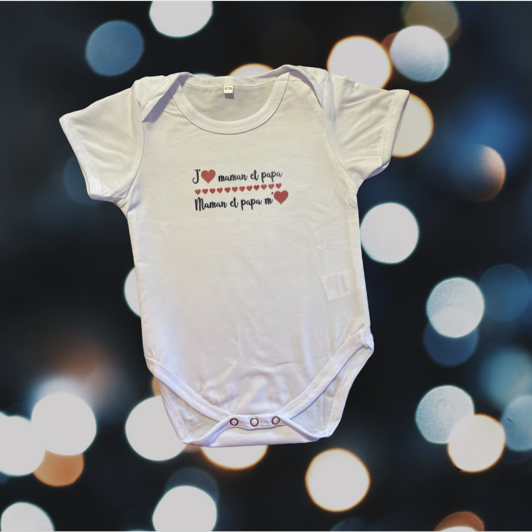 Heartfelt Parent-Love Onesie