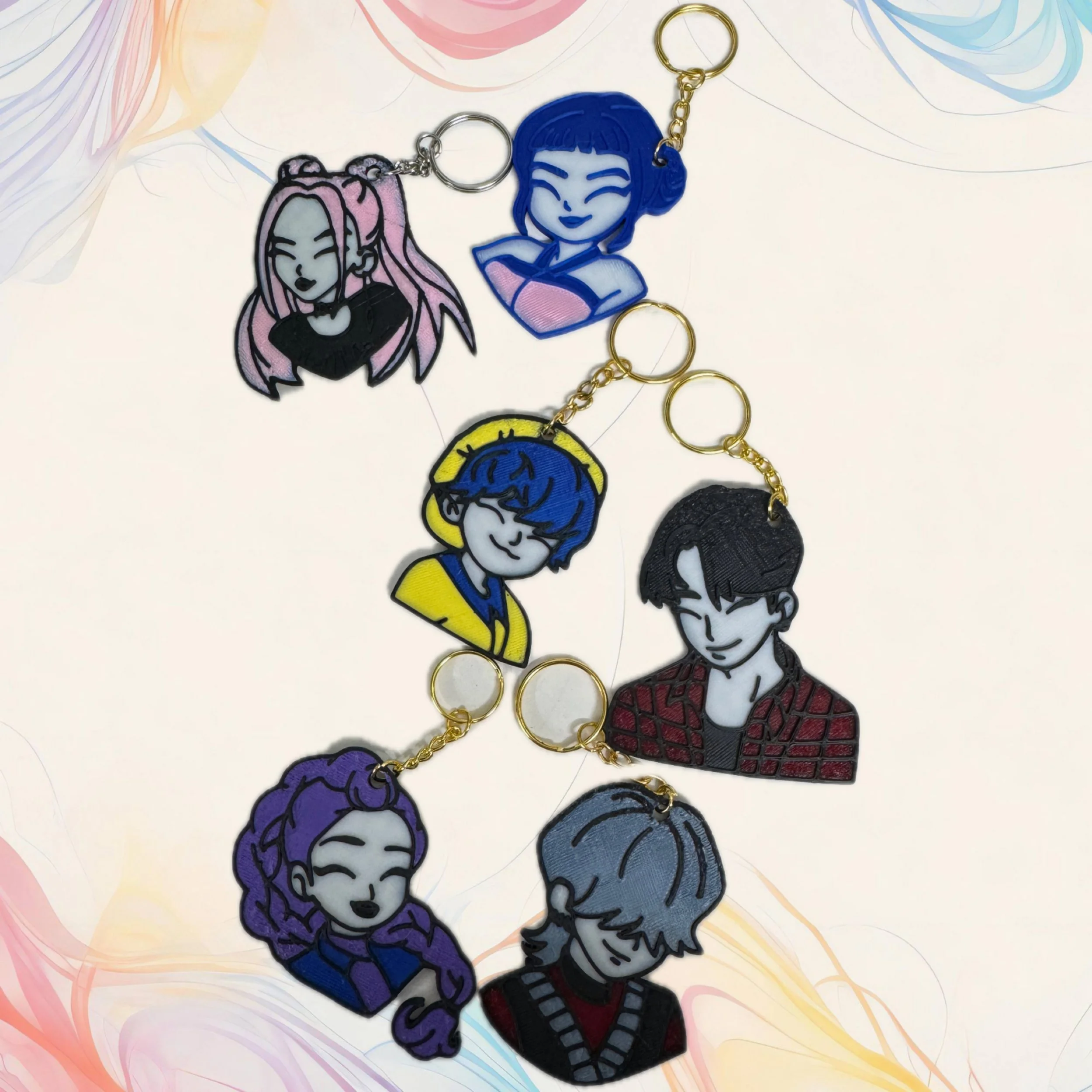 K-Pop Icon Keychain Collection