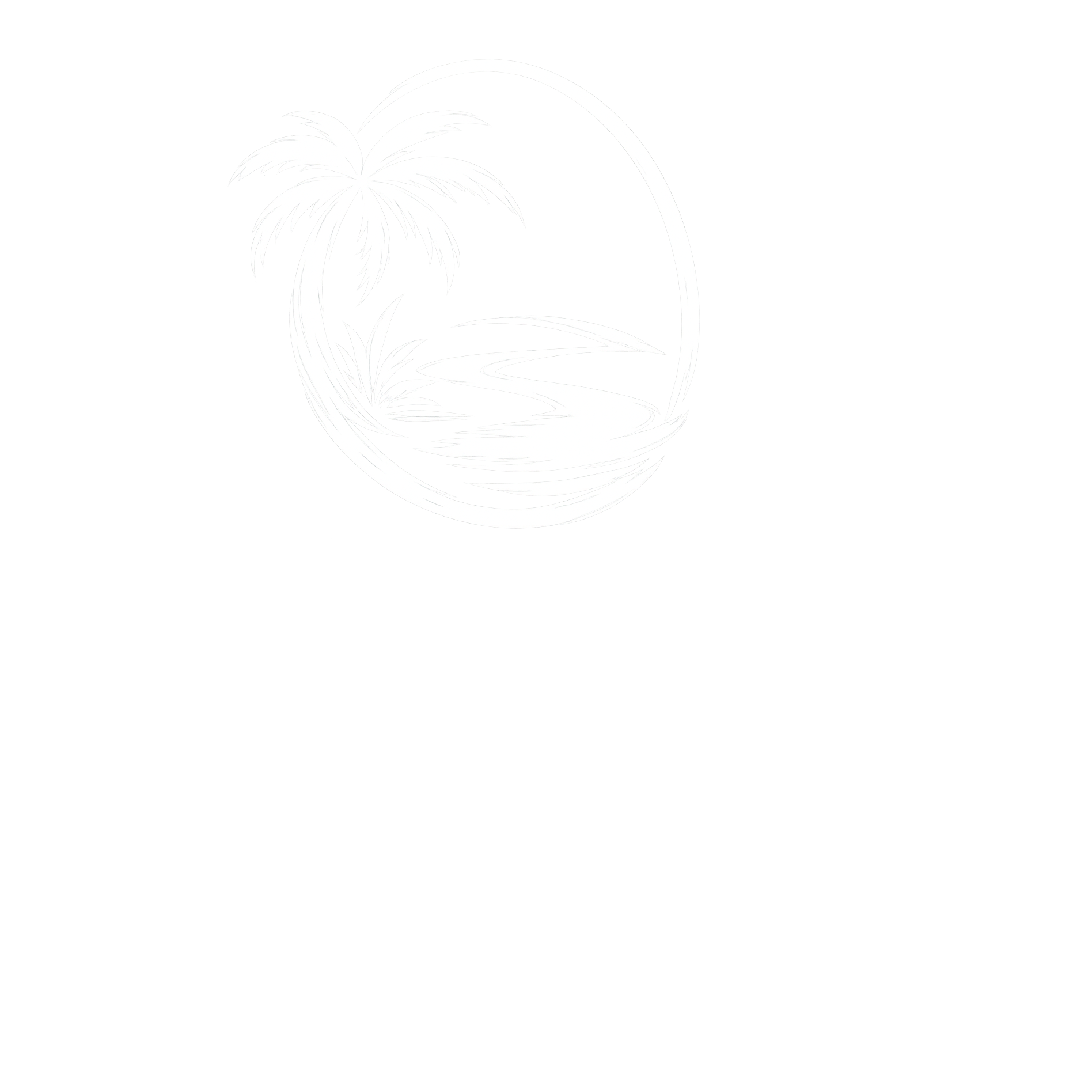 Logo for Oasis Palace, featuring a palm tree and a wave, with text 'Oasis Palace' and 'Placentia' in black and white.