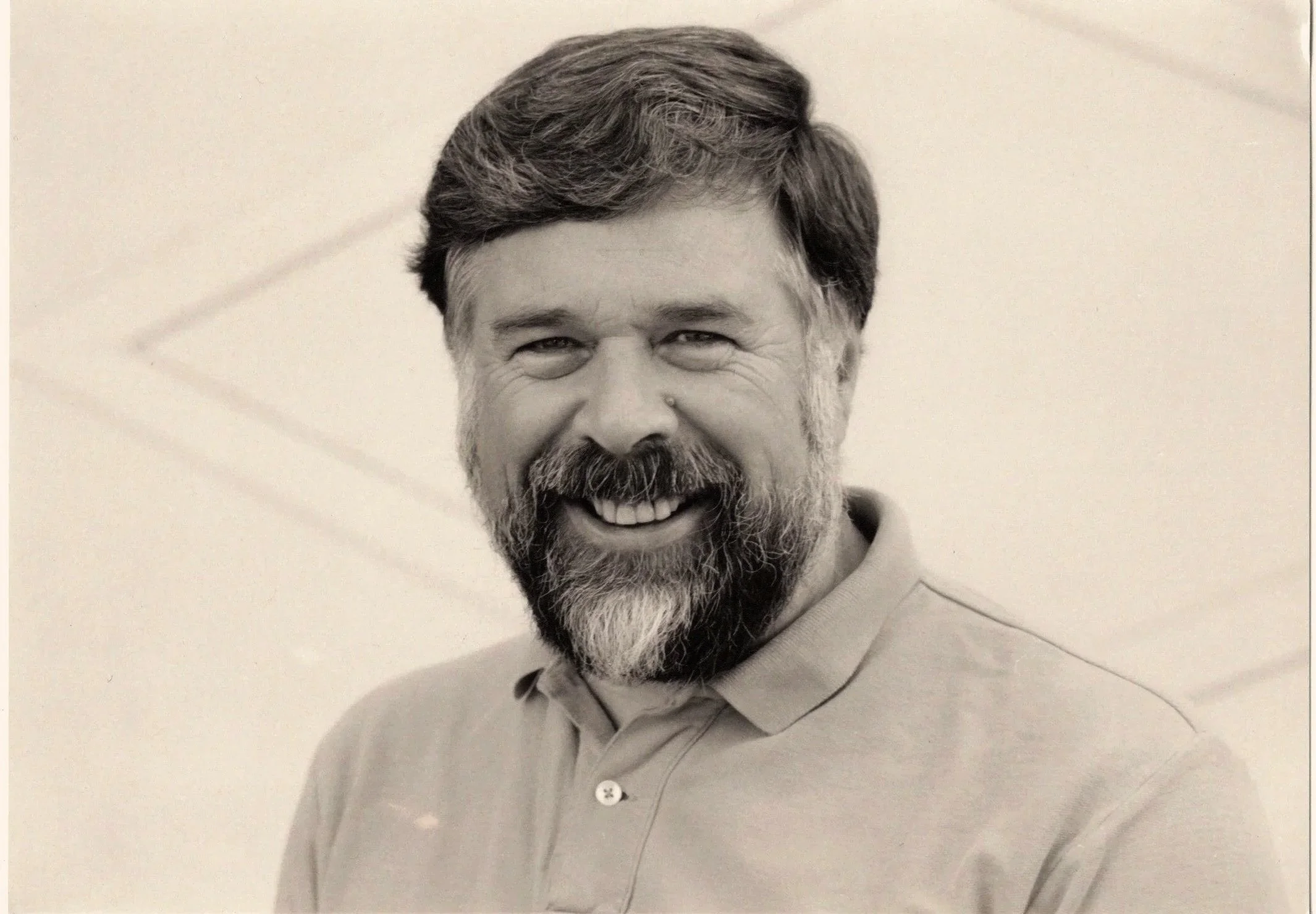 Black and white photo of  D J Thompson  who has written hundreds articles on coop co-op cooperatives'