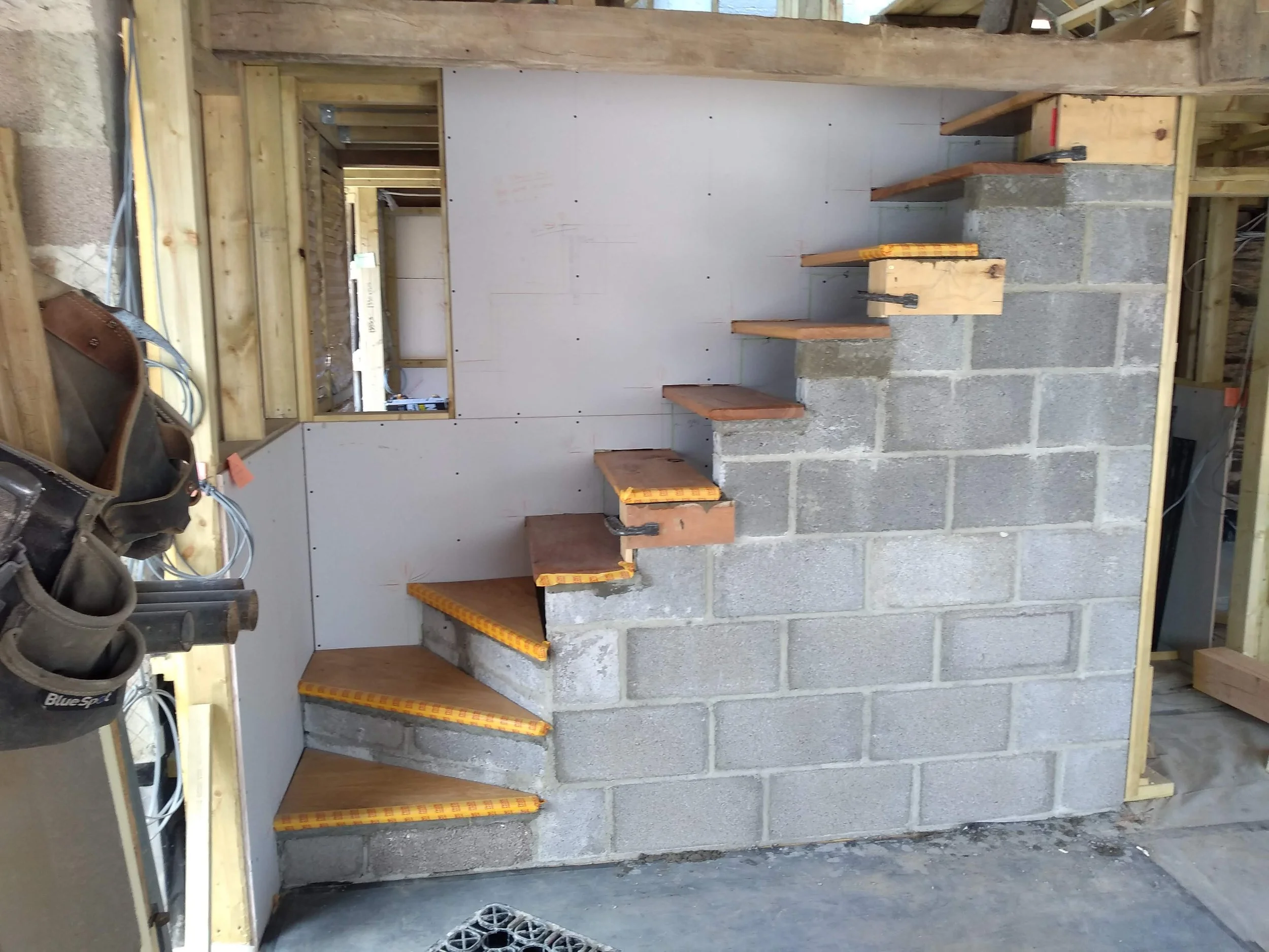 Making the stairs