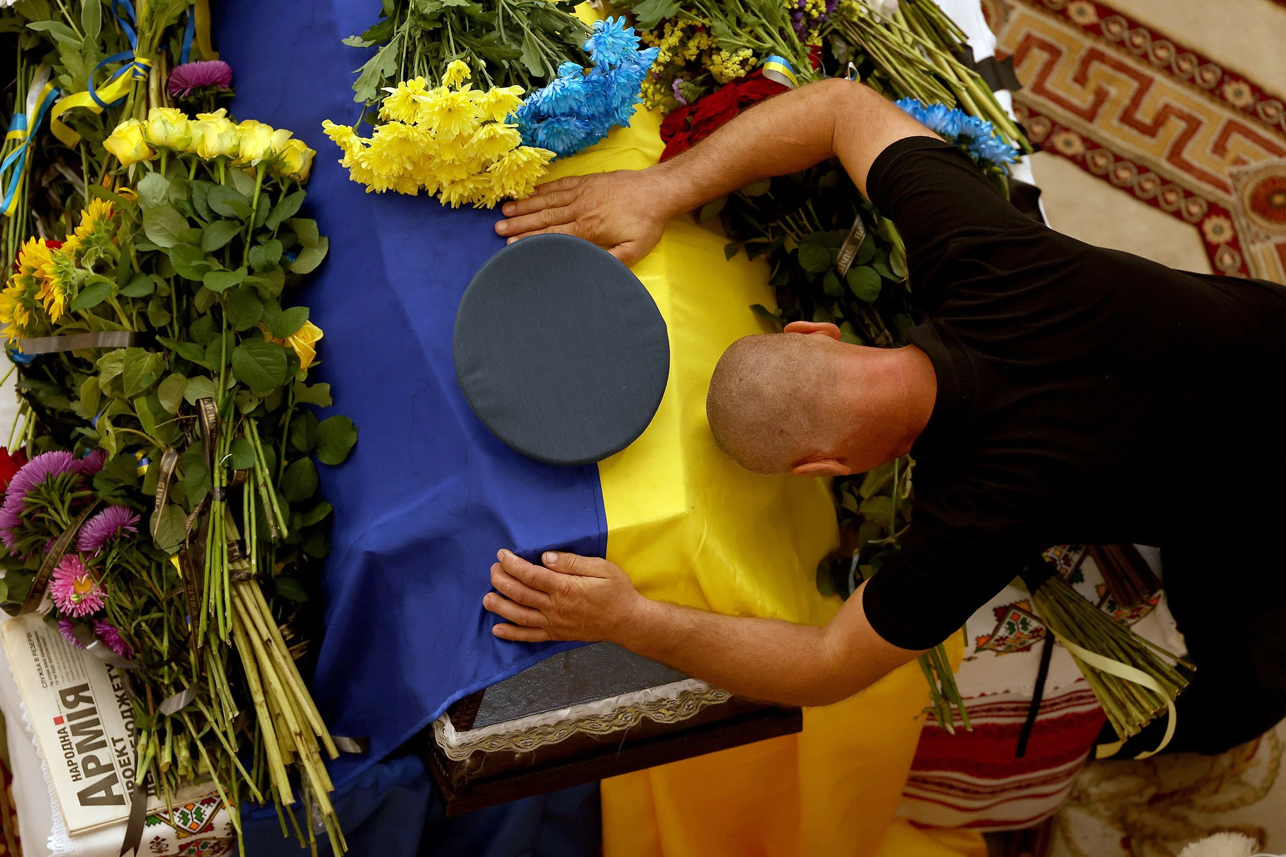 Soldiers funeral, Kyiv.