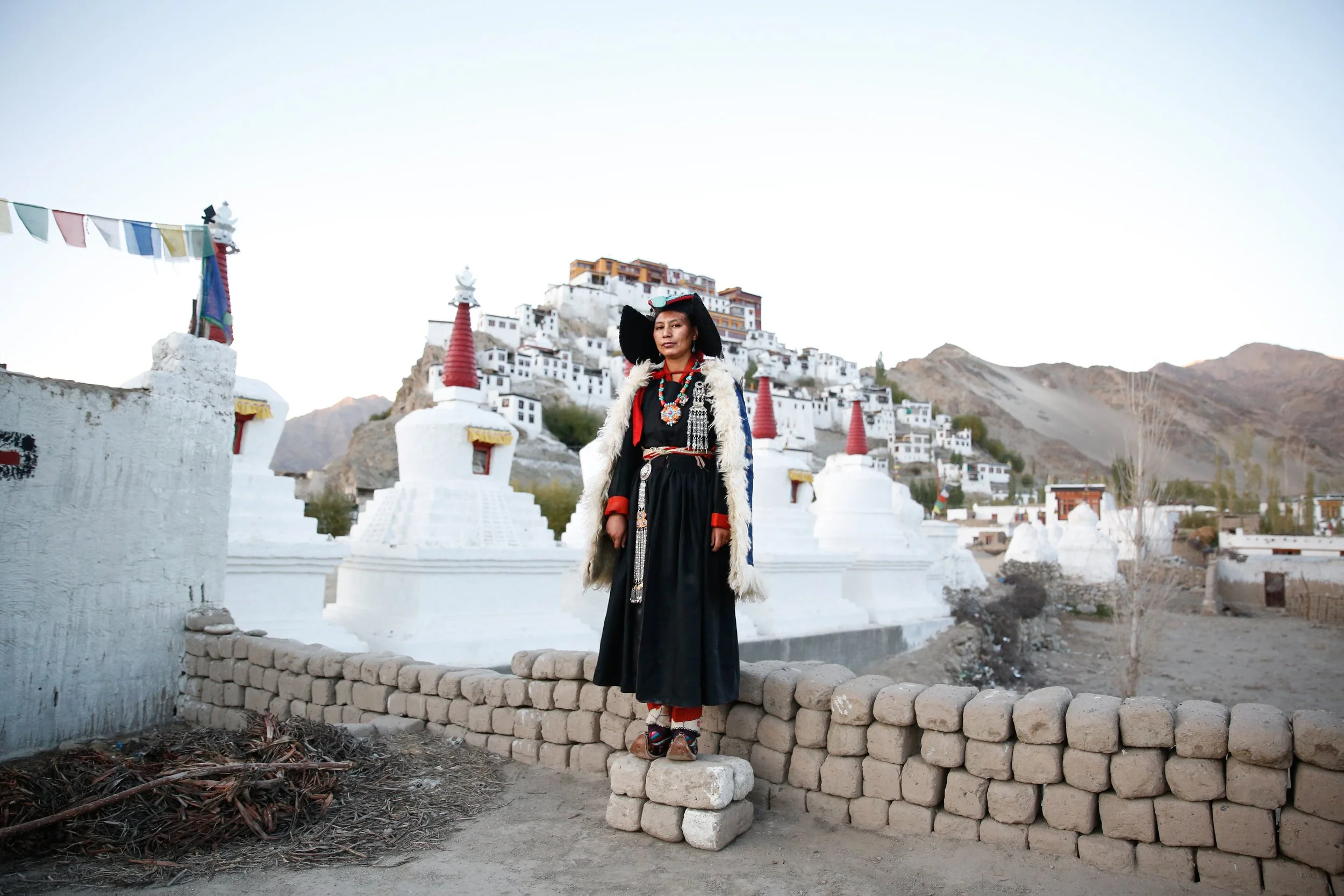 Teacher in Thiksey, Leh.