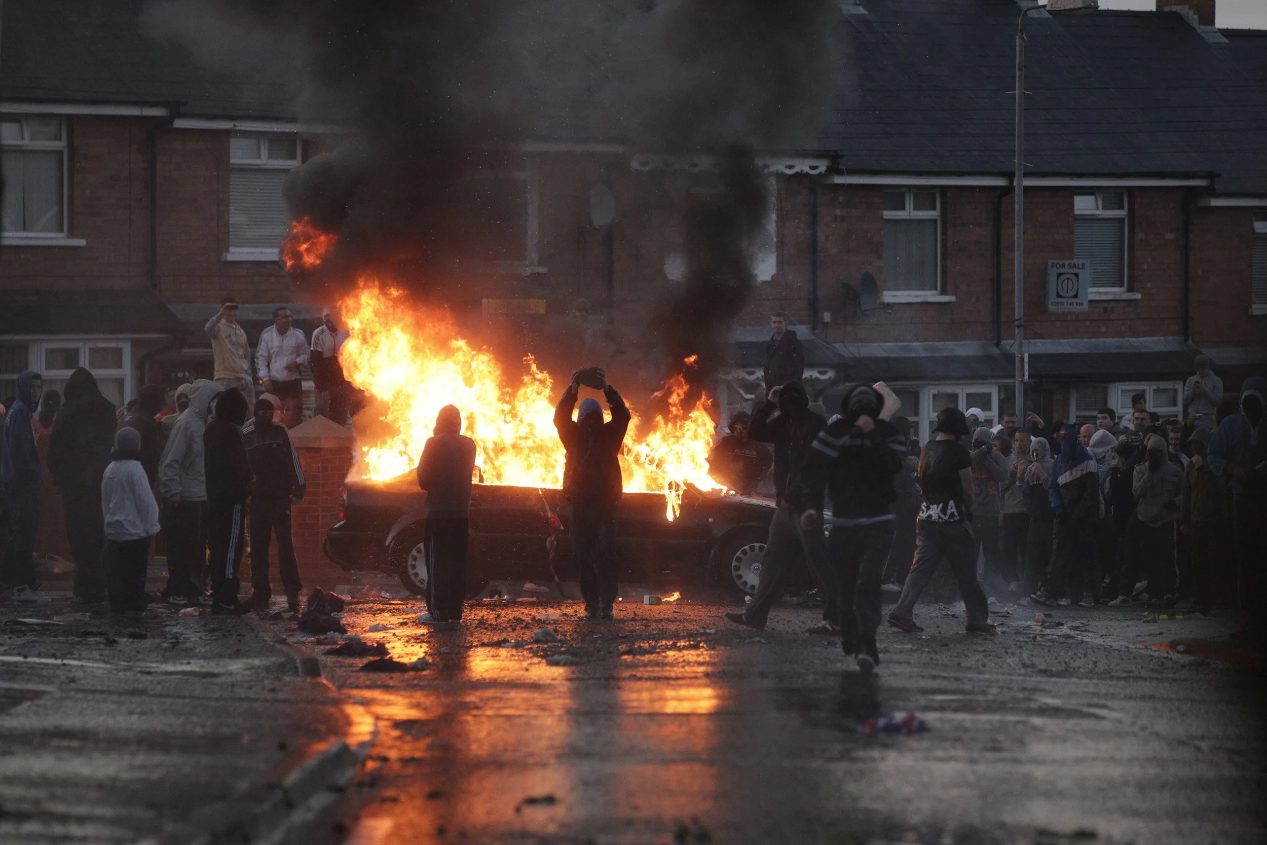 Ardoyne riots, Belfast.