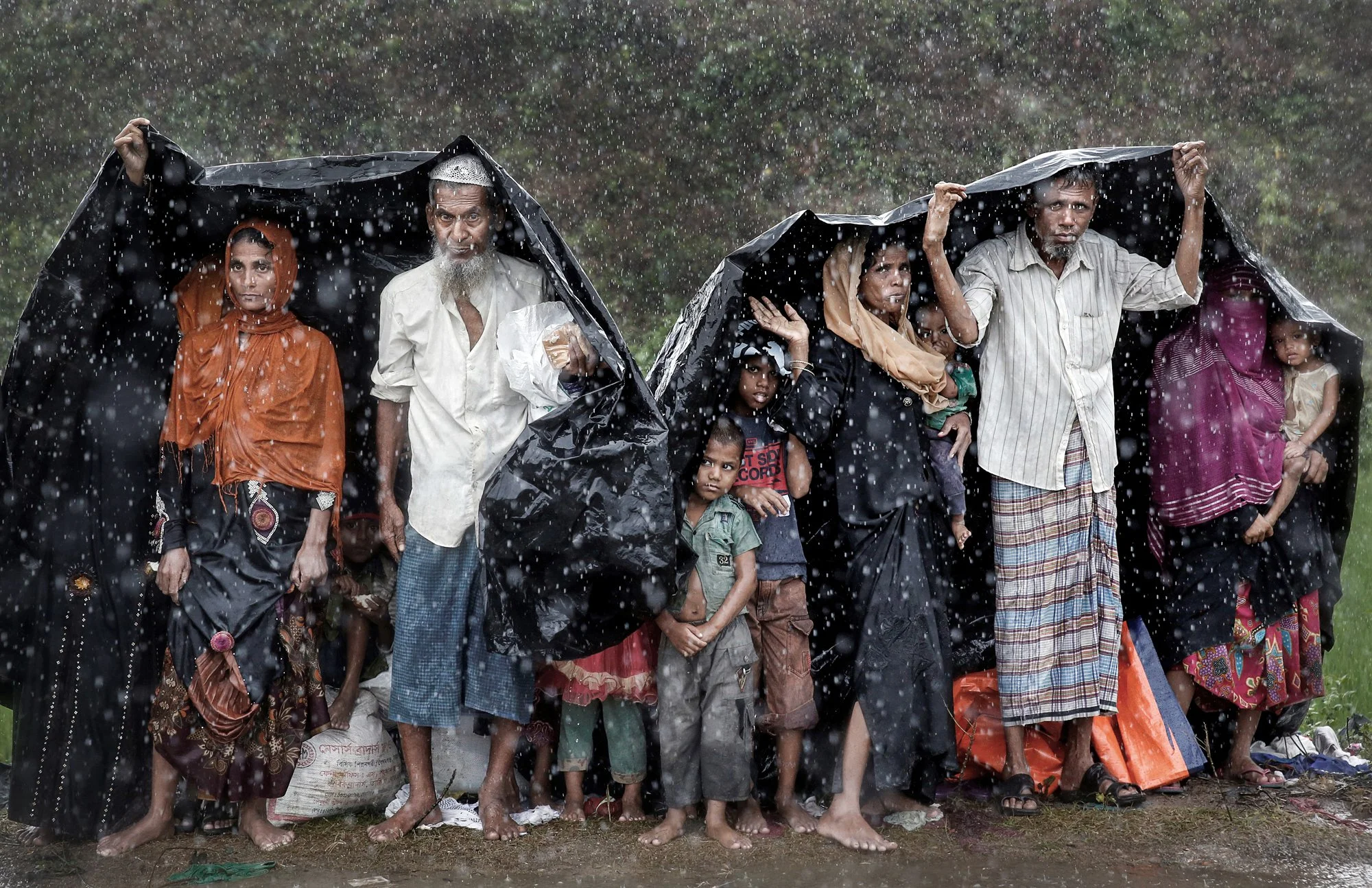 Displaced Rohingya, Bangladesh.
