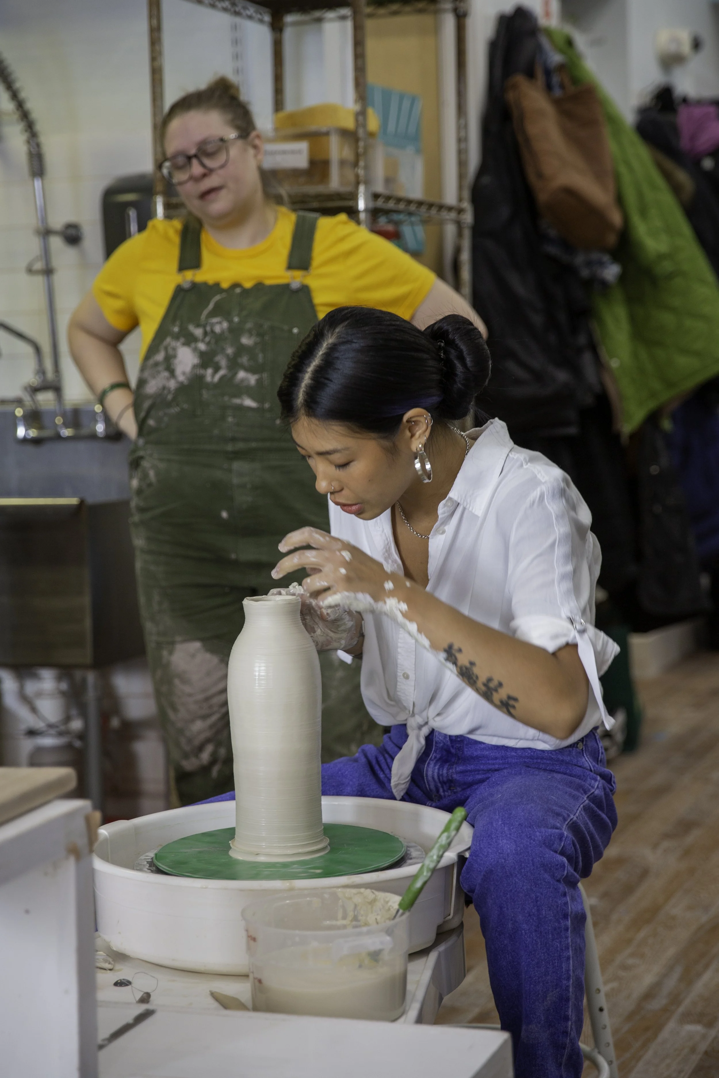 Throwing Porcelain with Michelle Wen March '25