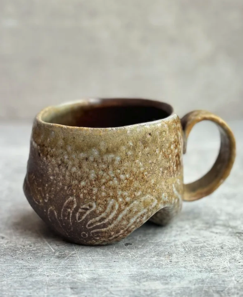 Woodfire mug by Jess Ayala