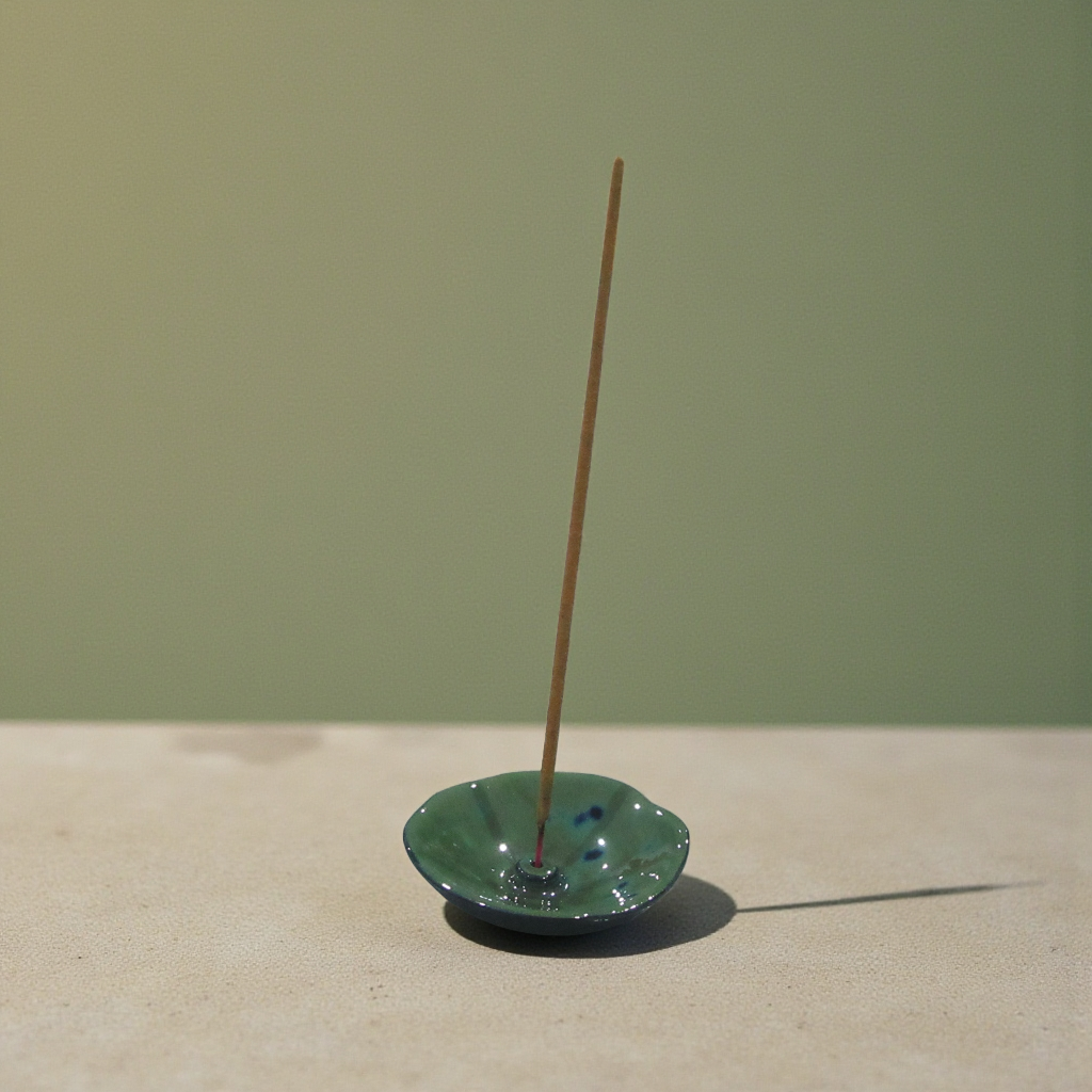 Incense Burner - Dark Green
