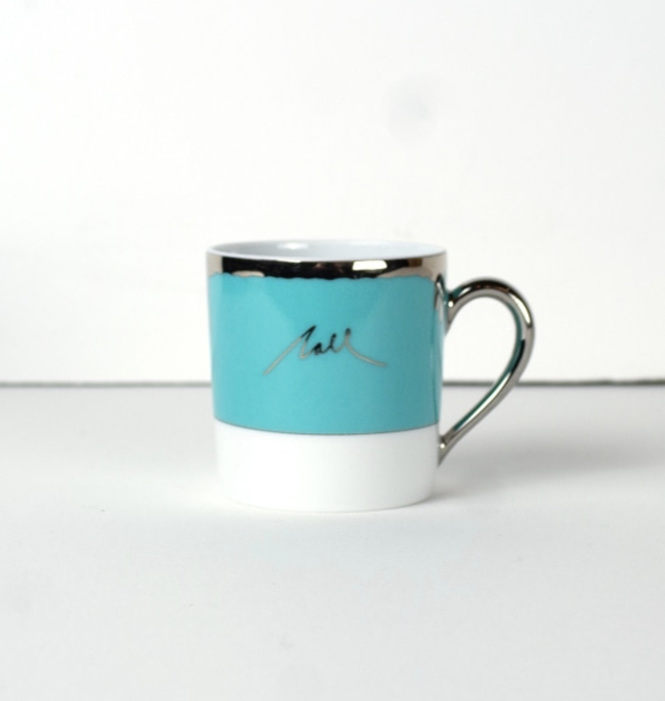 Tuscia's Roses: Demi Tasse (espresso cup)  (Blue)