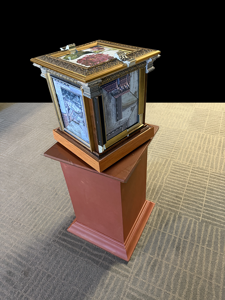 OAK TREE SWIVEL BOX: (REFURBISHED BOX)