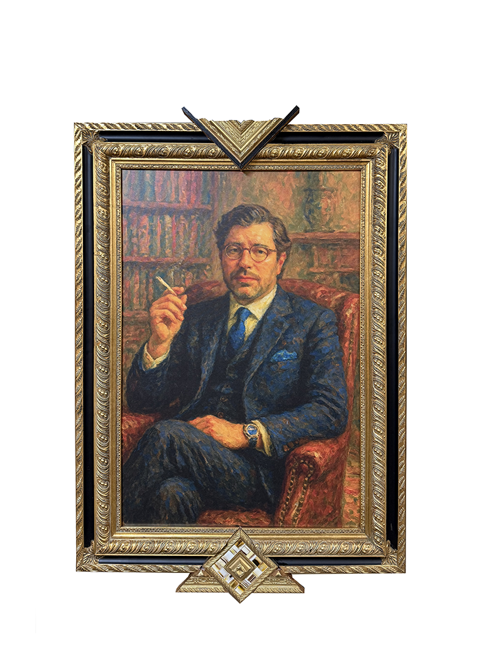 CUSTOM-MADE FRAMED PORTRAIT: DR. JUSDON EDWARDS