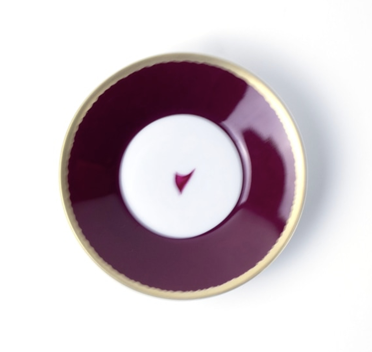 Tuscia's Roses: Red Thorn Demi Tasse (espresso)  Saucer